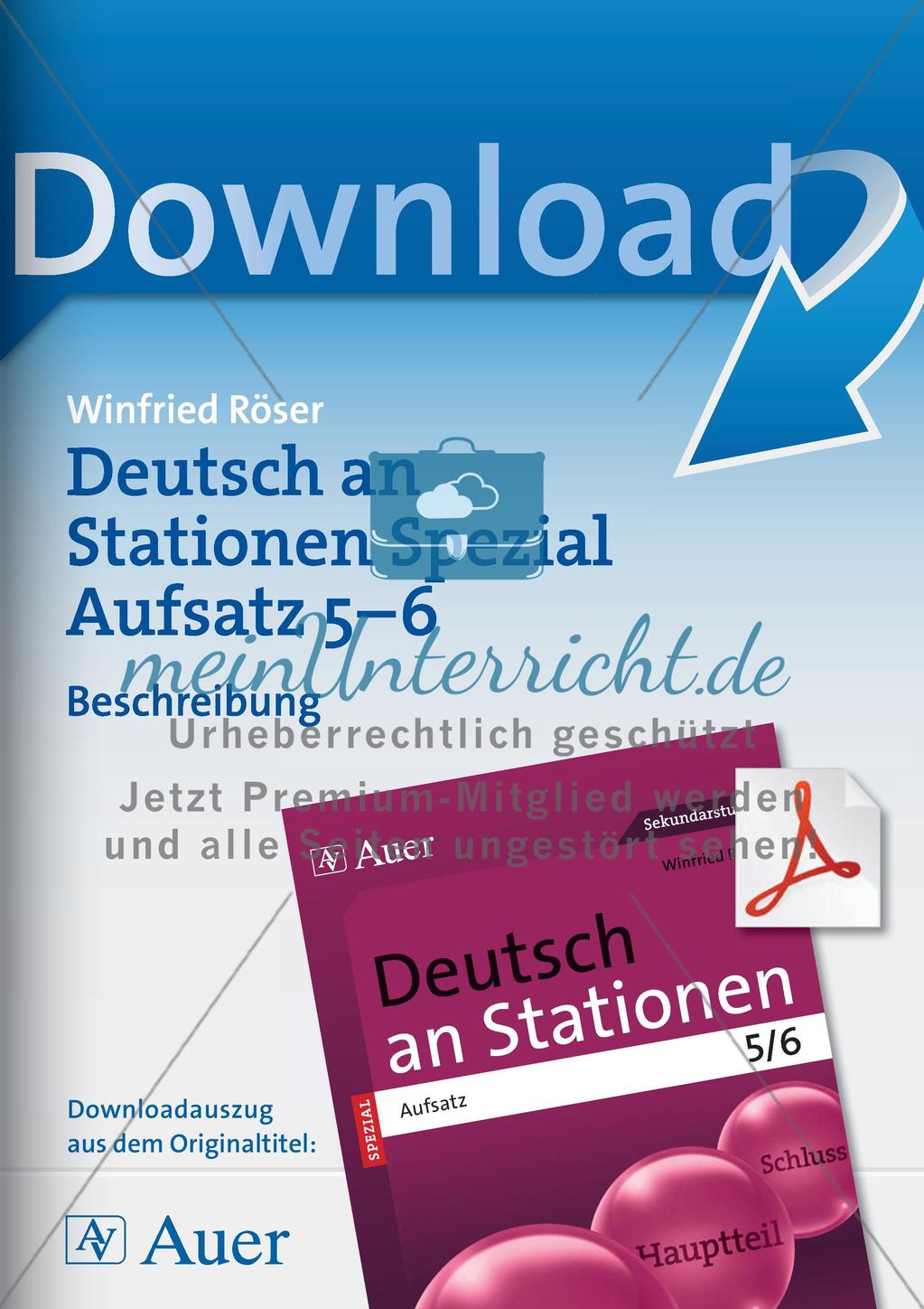 Aufsatzarbeit: Beschreibung Preview 1