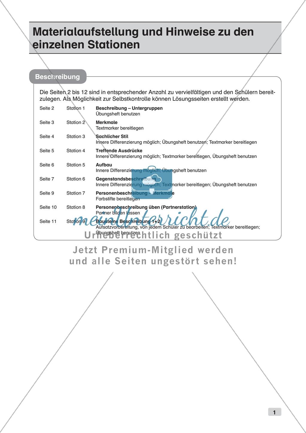 Aufsatzarbeit: Beschreibung Preview 3