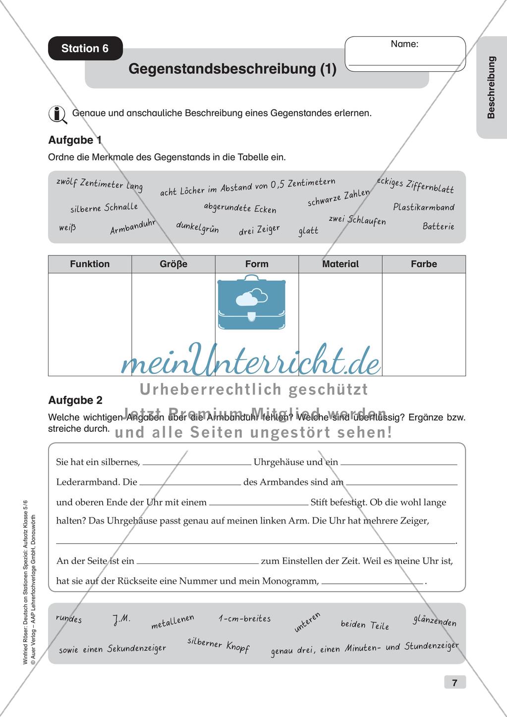 Aufsatzarbeit: Beschreibung Preview 9