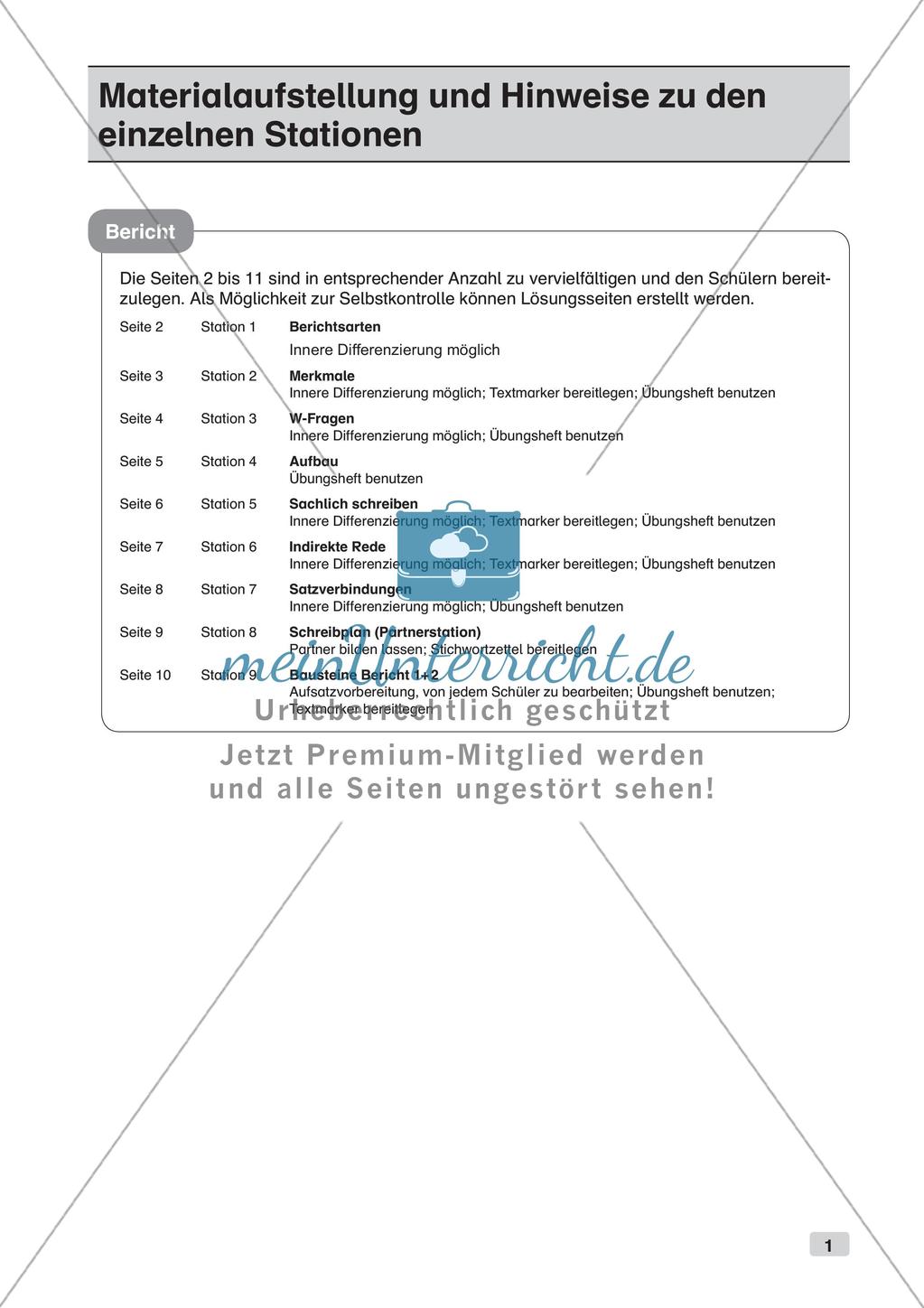Aufsatzarbeit: Bericht Preview 3