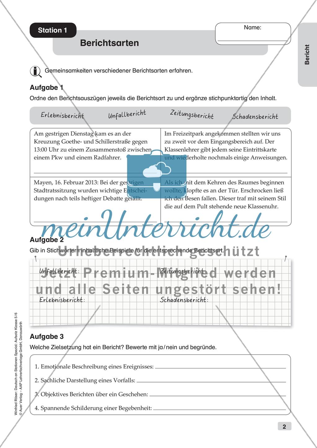 Aufsatzarbeit: Bericht Preview 4