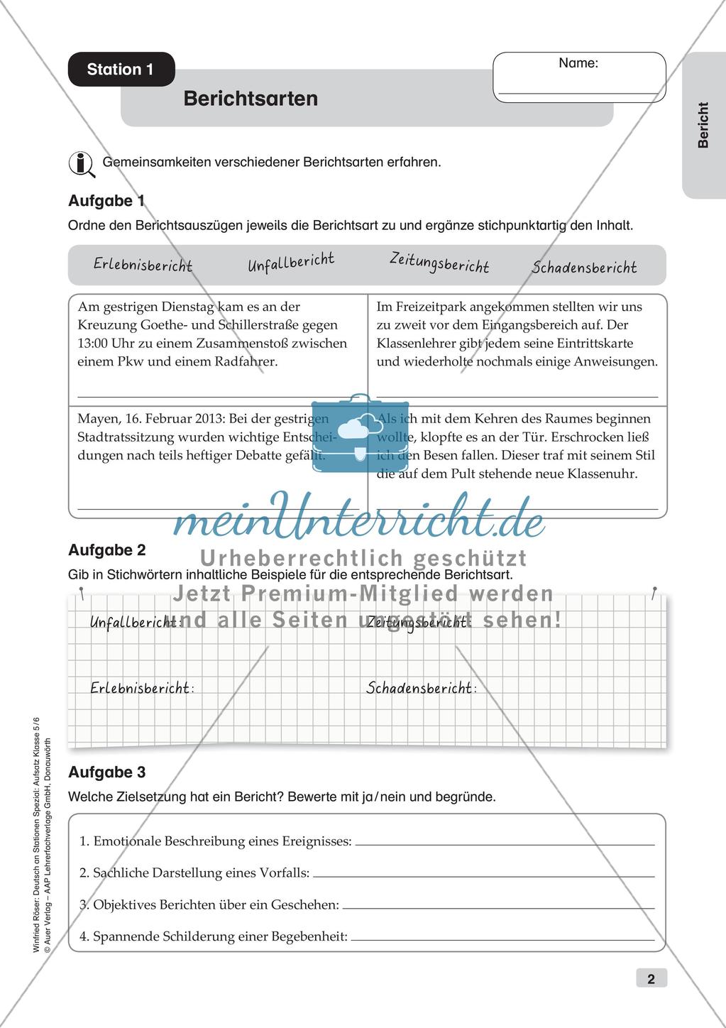 Aufsatzarbeit: Bericht Preview 4