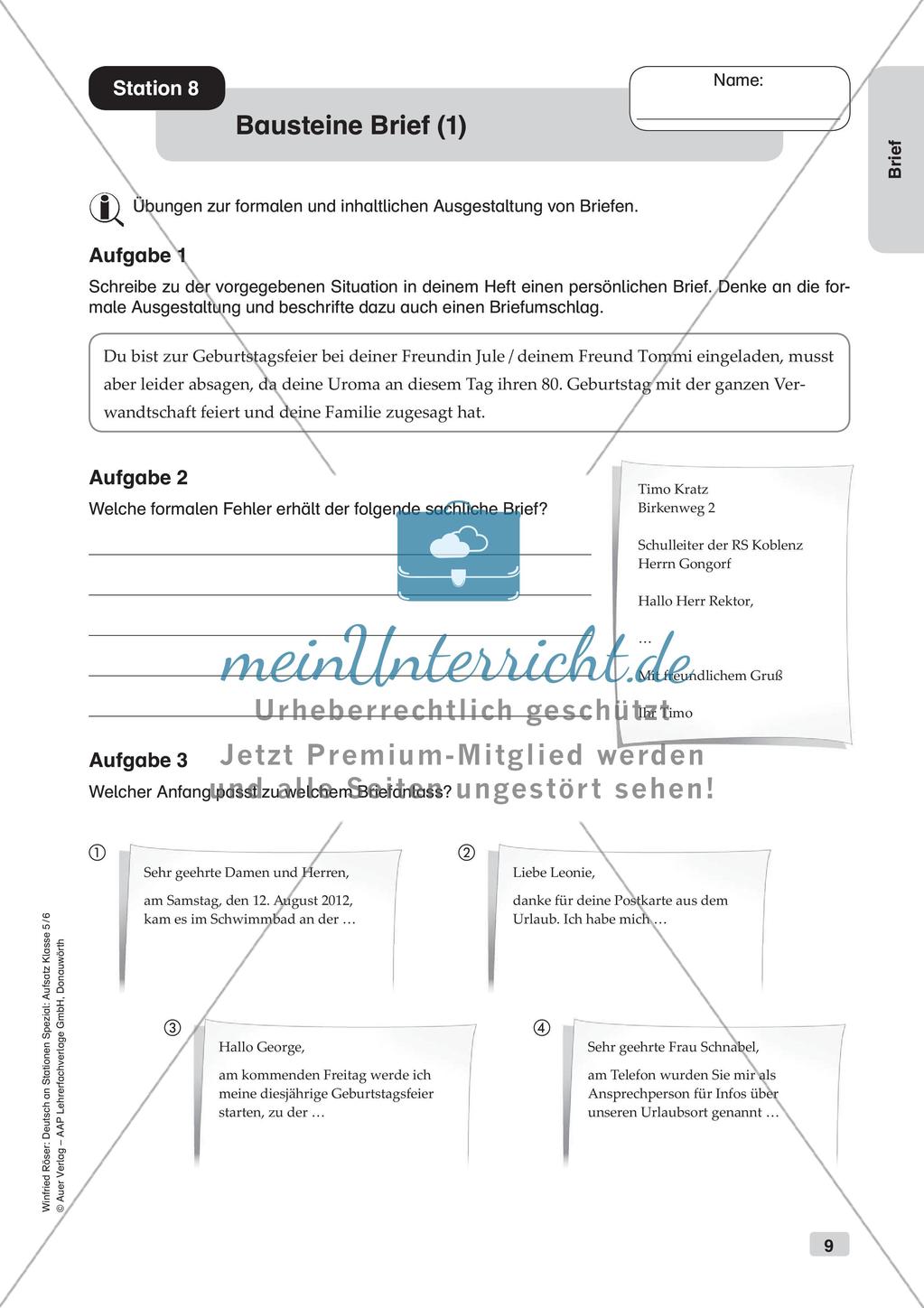 Aufsatzarbeit: Brief Preview 11