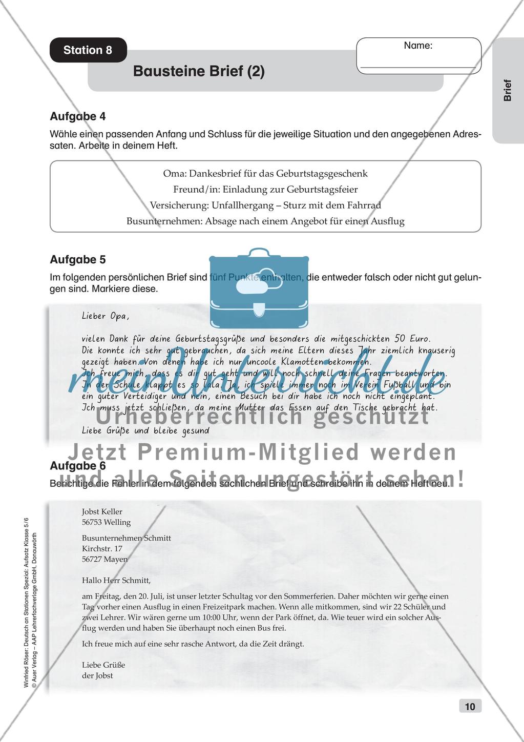 Aufsatzarbeit: Brief Preview 12