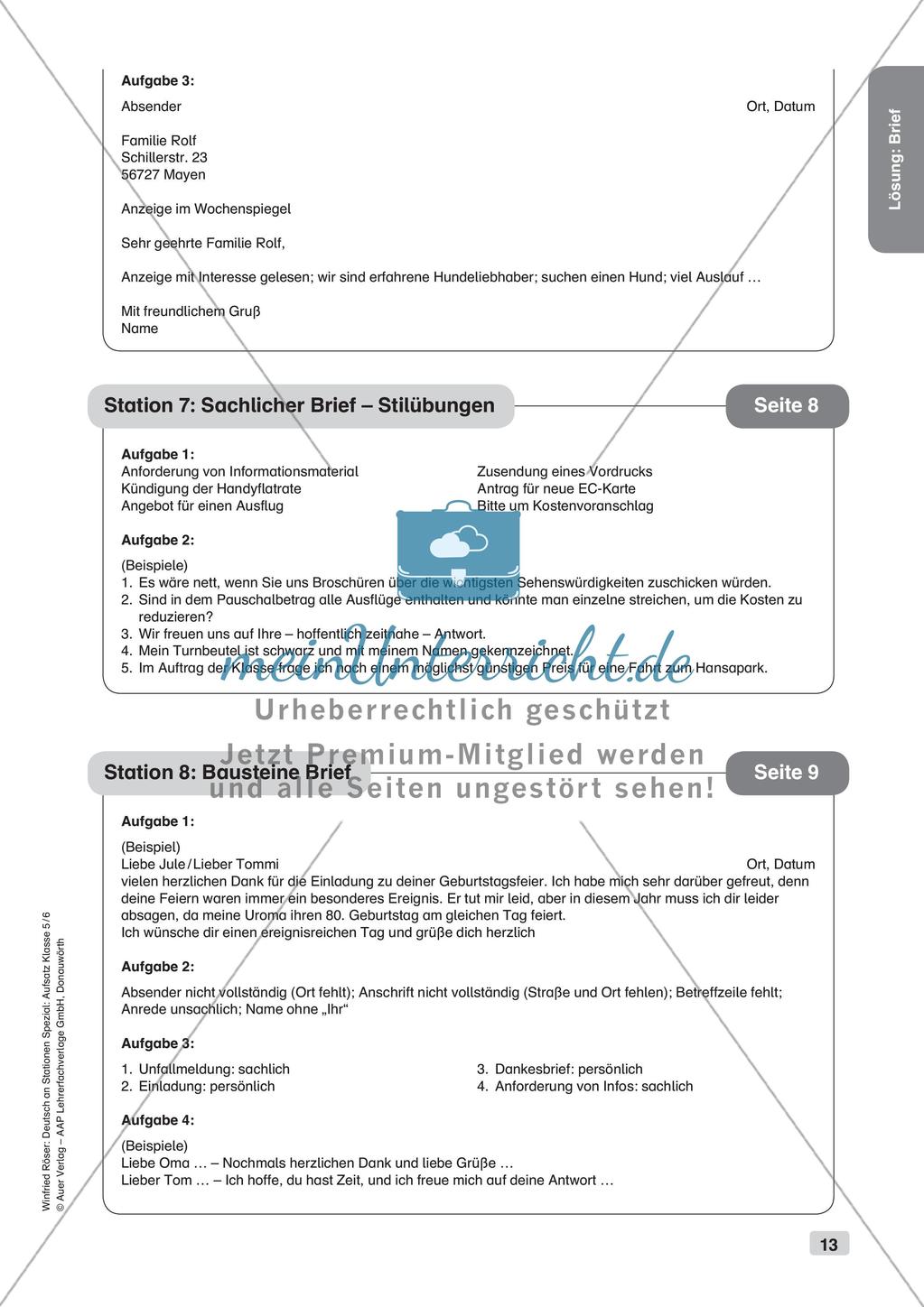 Aufsatzarbeit: Brief Preview 15