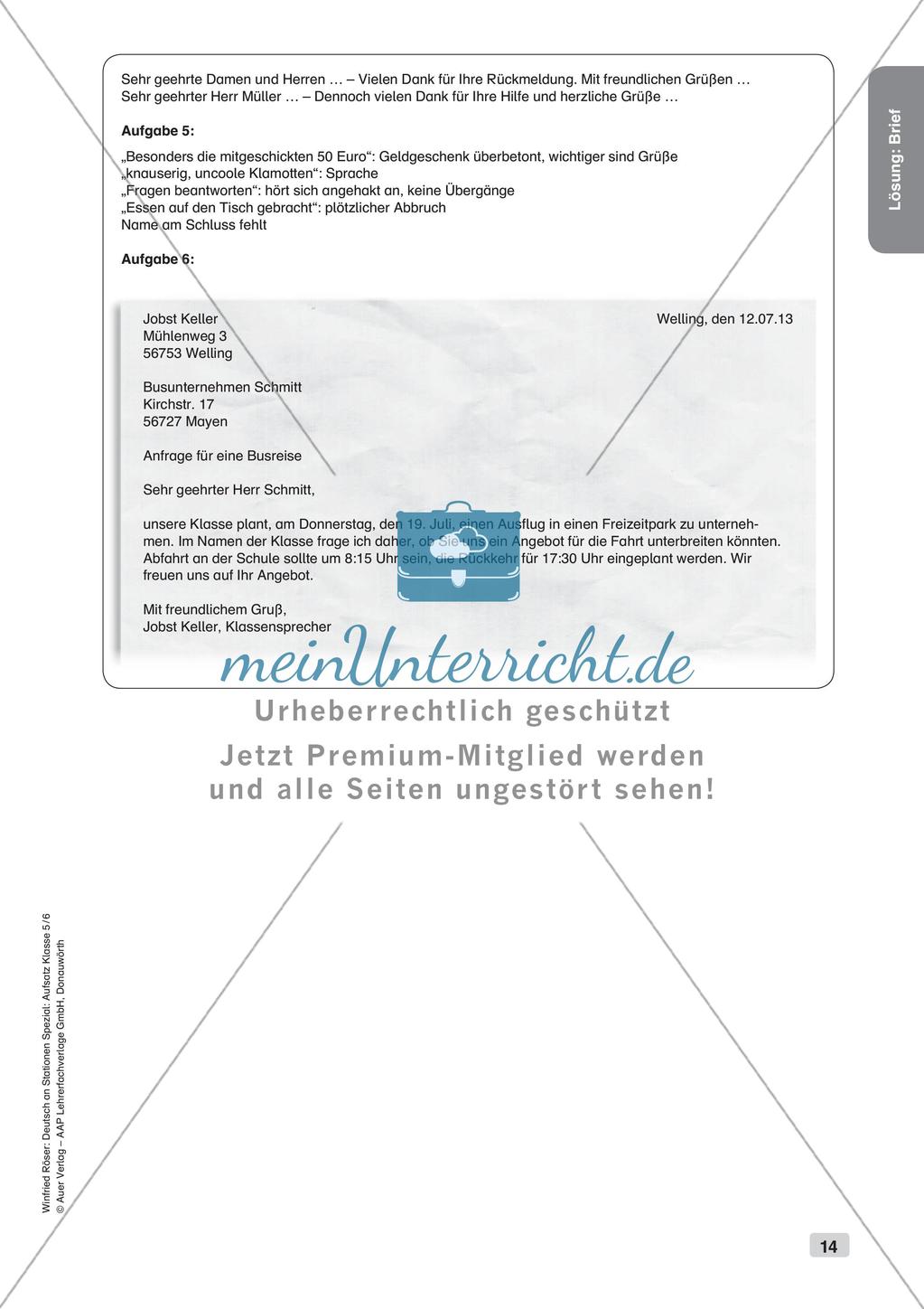 Aufsatzarbeit: Brief Preview 16