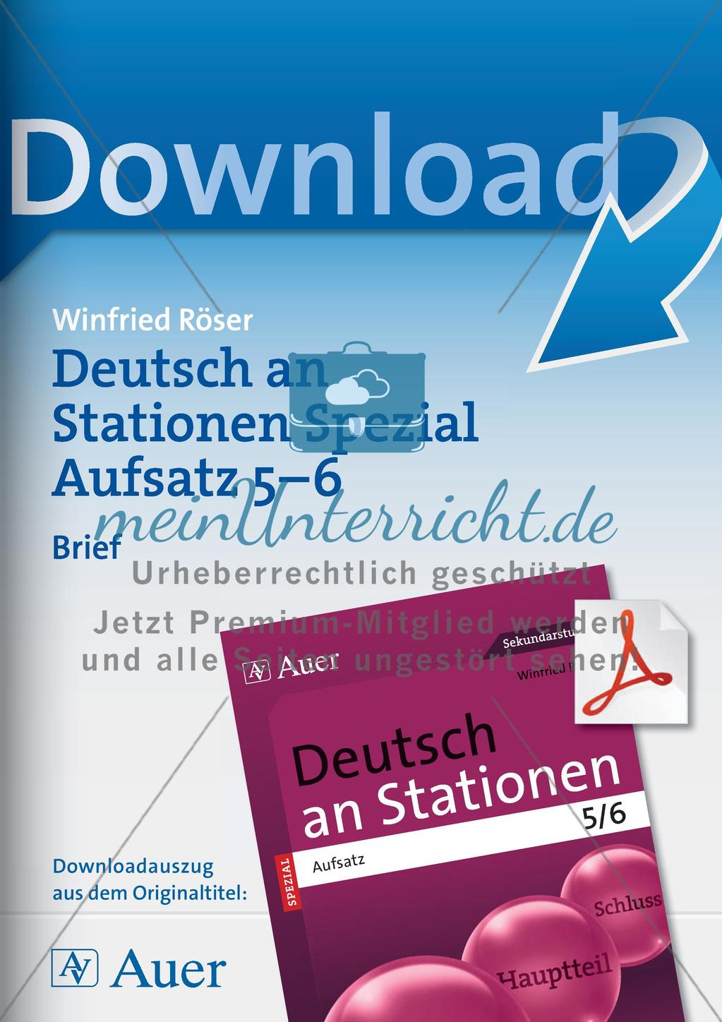 Aufsatzarbeit: Brief Preview 1