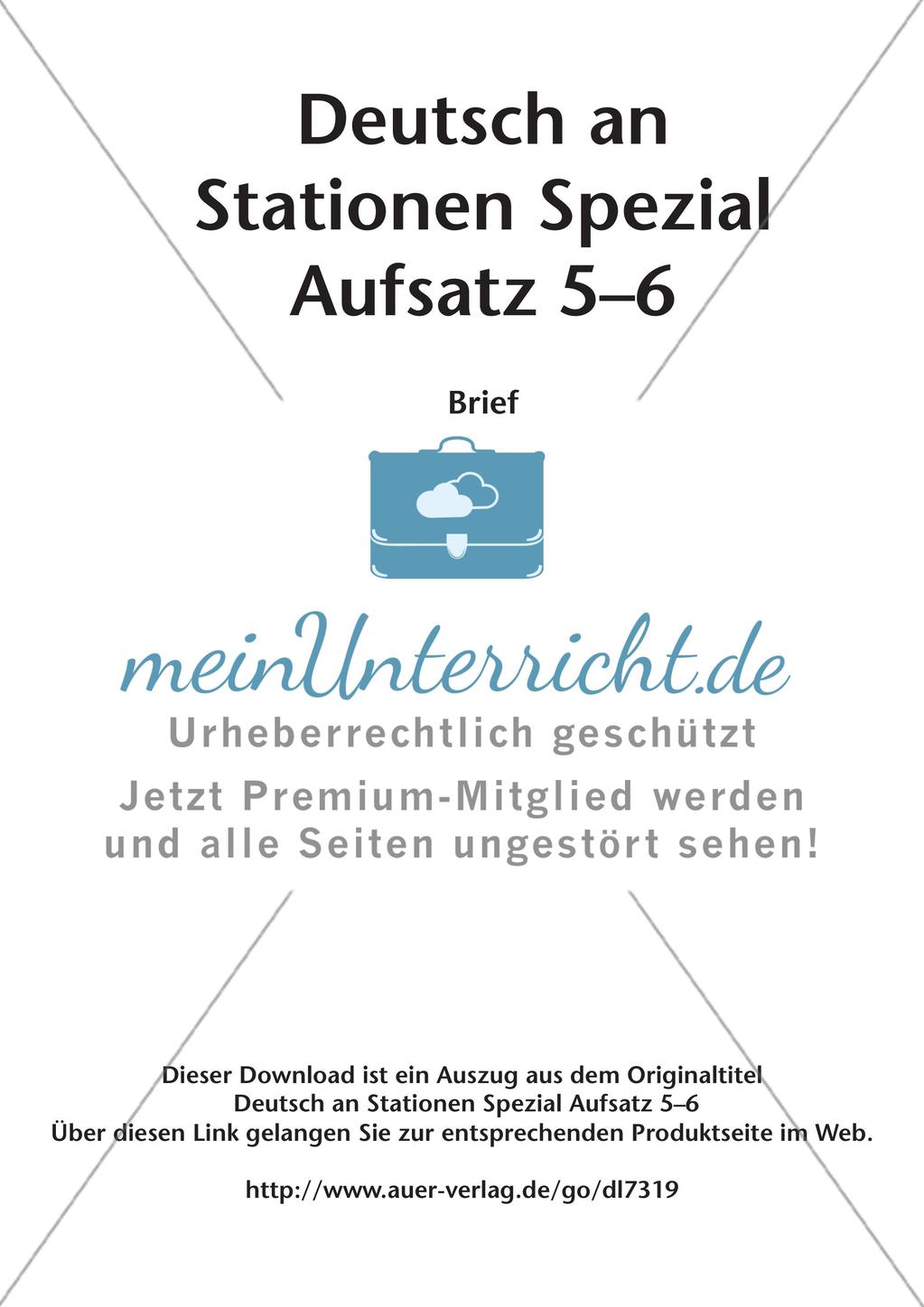 Aufsatzarbeit: Brief Preview 2
