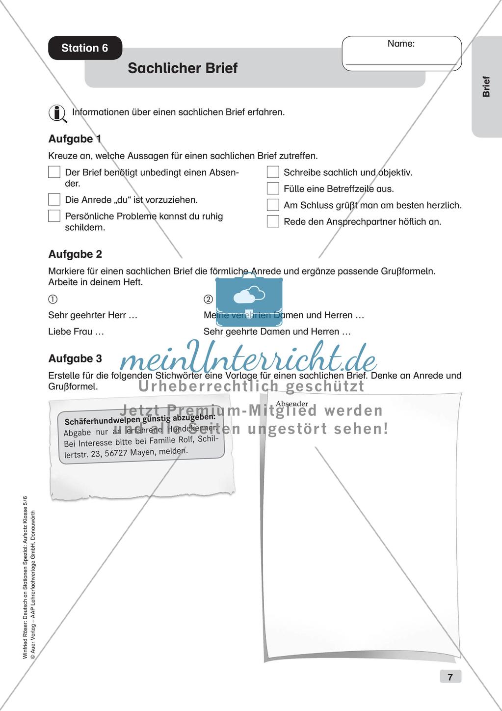 Aufsatzarbeit: Brief Preview 9