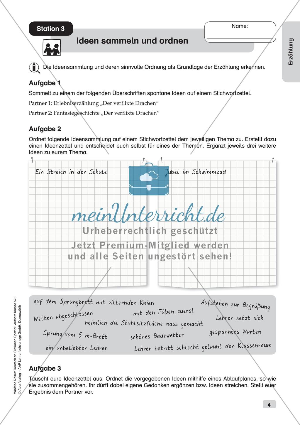 Aufsatzarbeit: Erzählung Preview 6