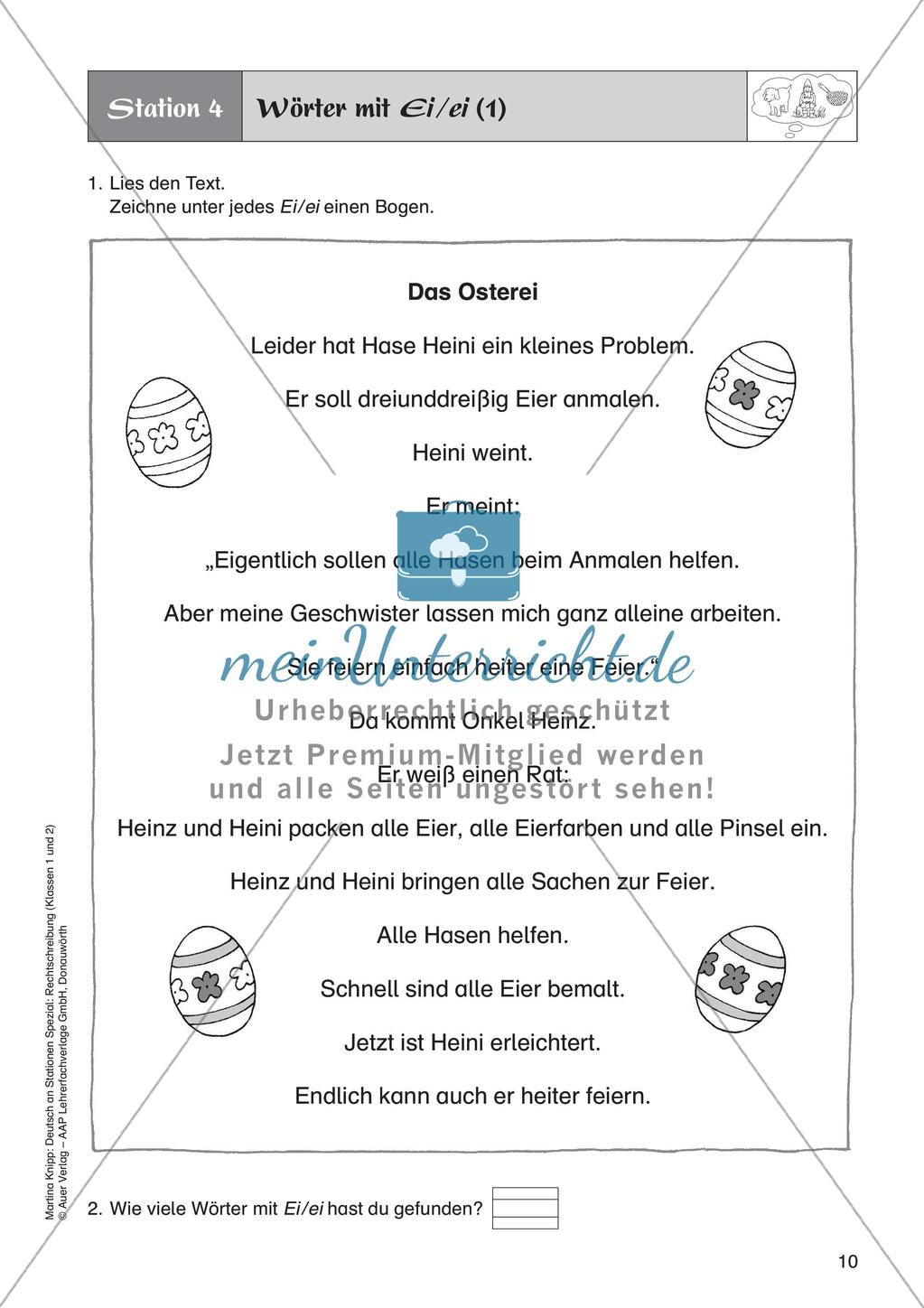 Rechtschreibung im Anfangsunterricht: Einzelne Rechtschreibphänomene Preview 12