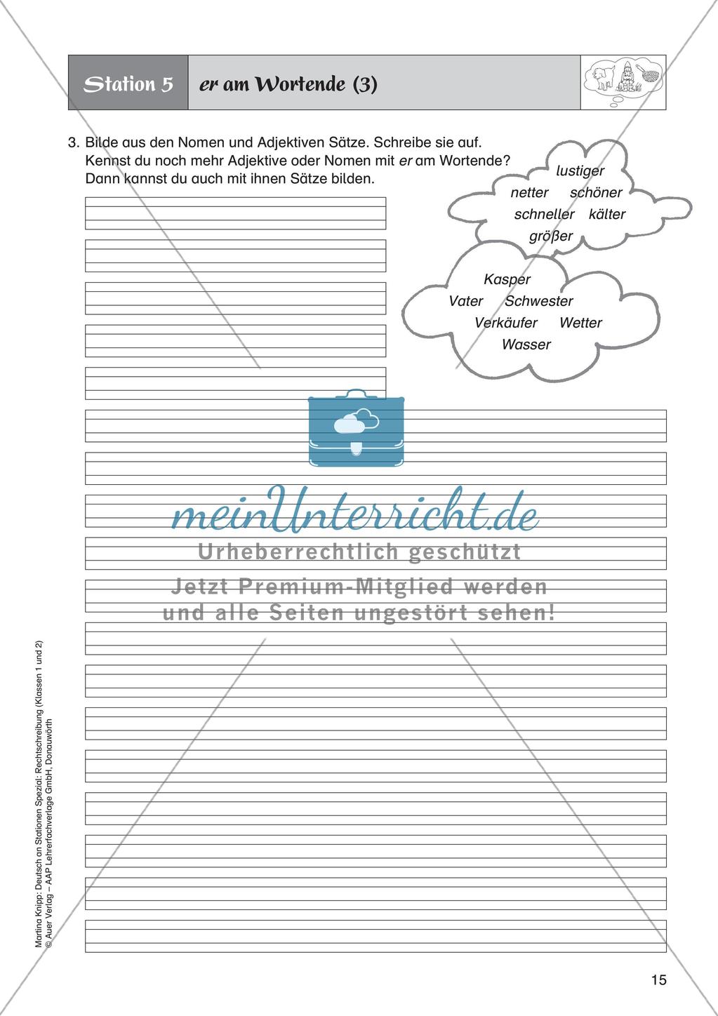 Rechtschreibung im Anfangsunterricht: Einzelne Rechtschreibphänomene Preview 17