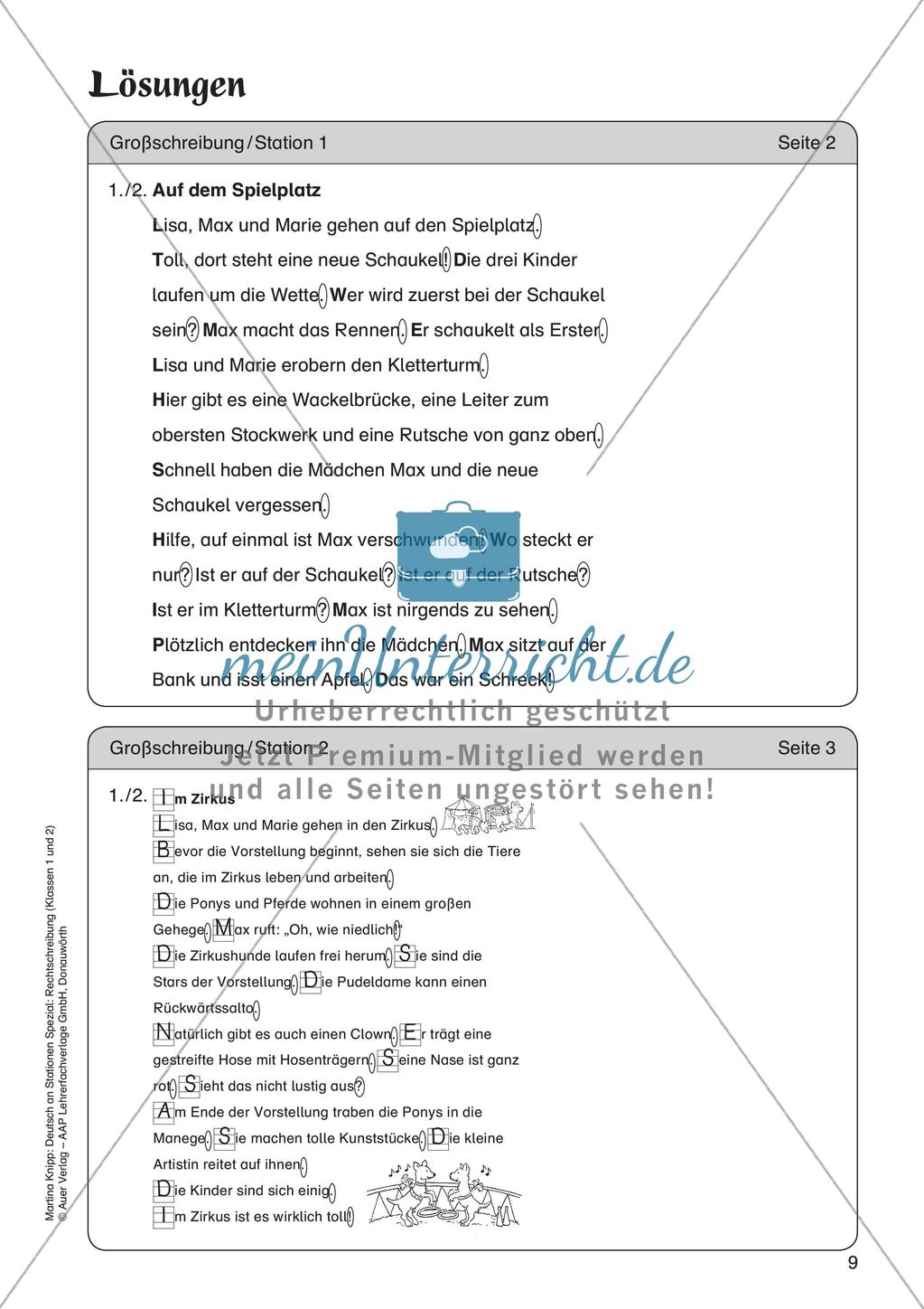 Rechtschreibung im Anfangsunterricht: Großschreibung Preview 11