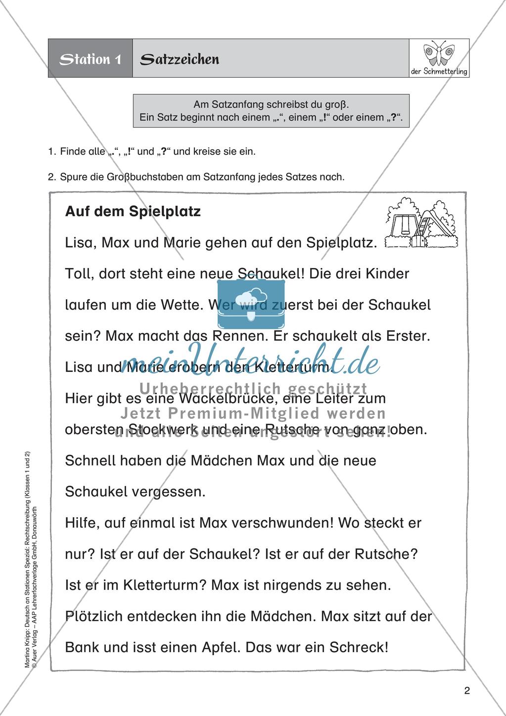 Rechtschreibung im Anfangsunterricht: Großschreibung Preview 4