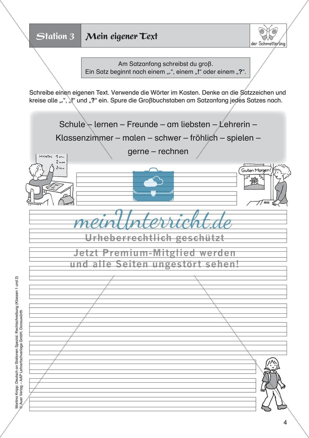 Rechtschreibung im Anfangsunterricht: Großschreibung Preview 6