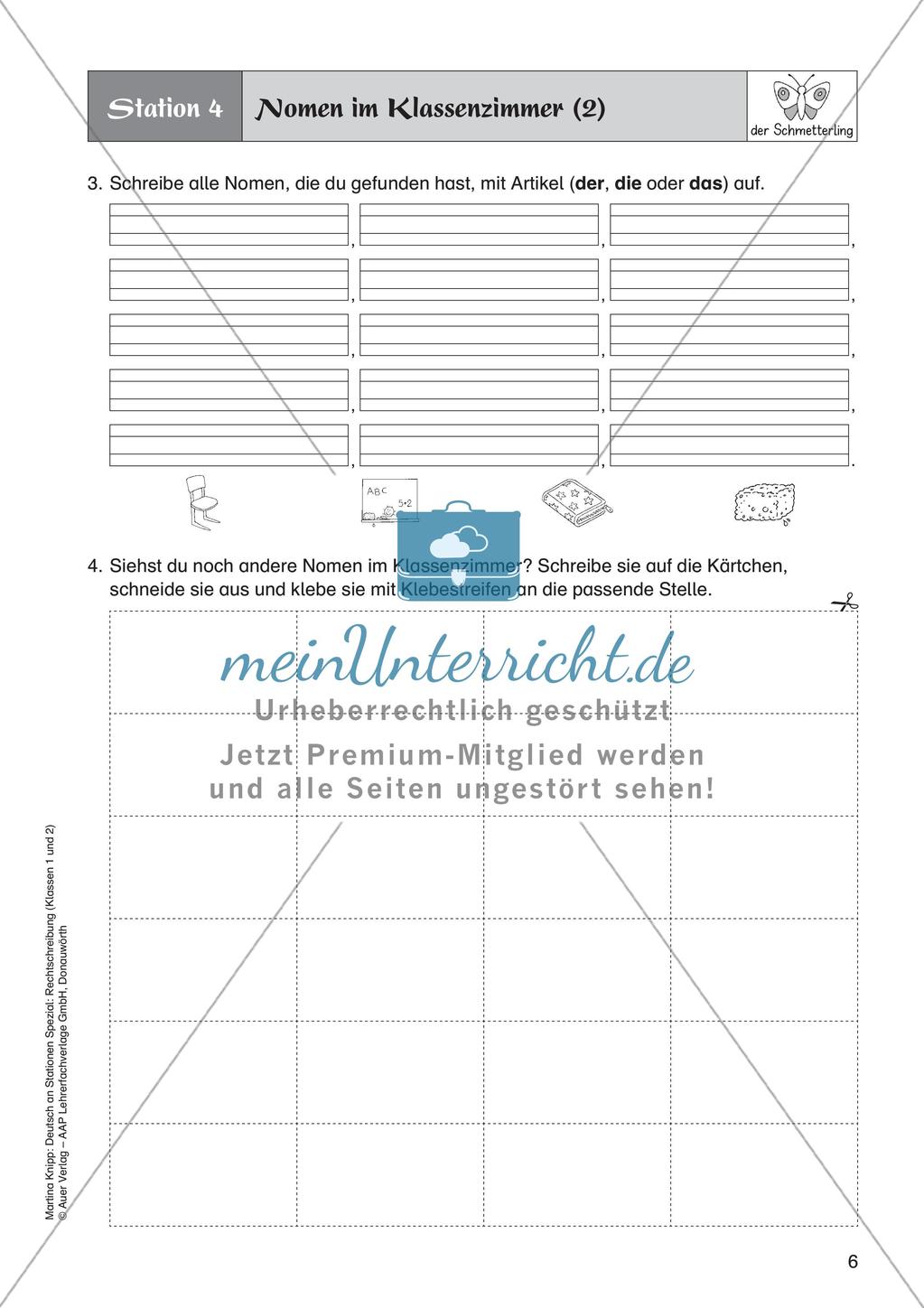 Rechtschreibung im Anfangsunterricht: Großschreibung Preview 8