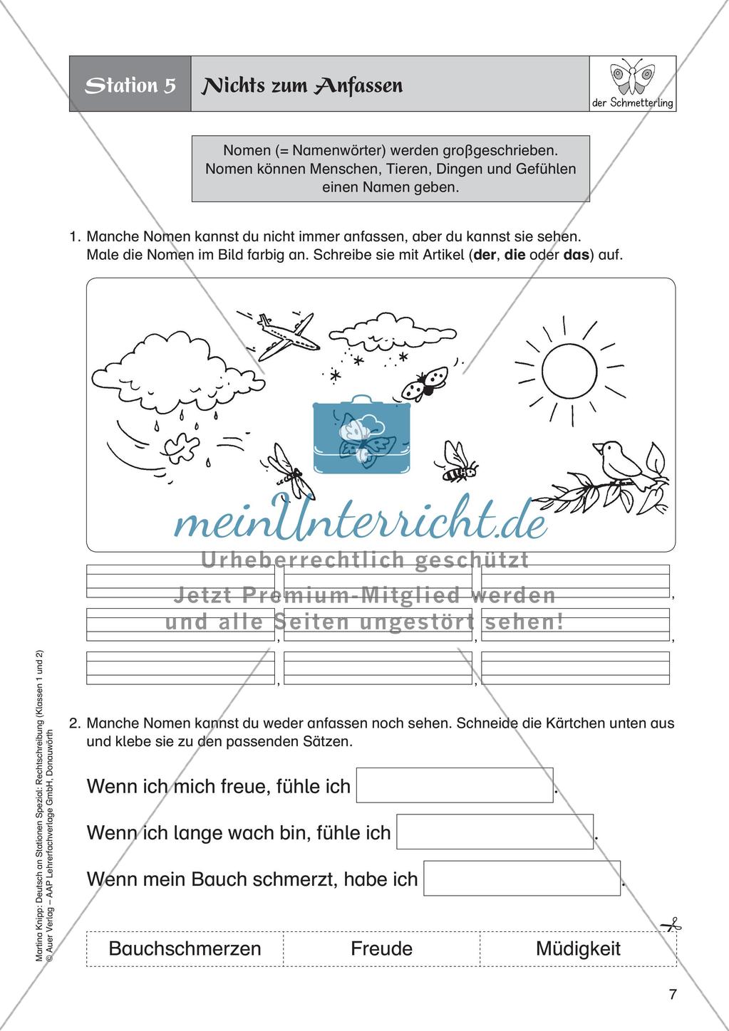 Rechtschreibung im Anfangsunterricht: Großschreibung Preview 9