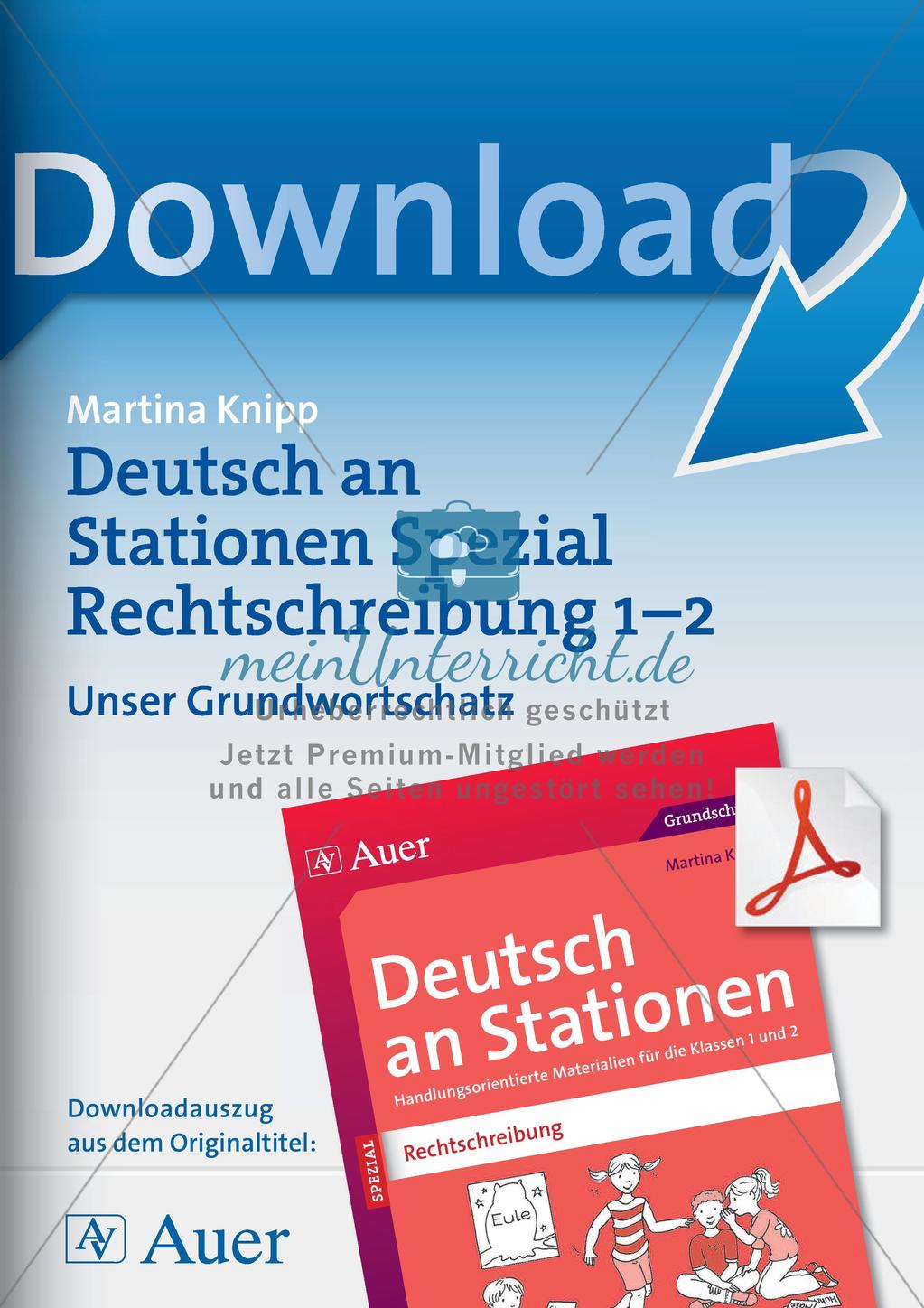 Rechtschreibung im Anfangsunterricht: Grundwortschatz Preview 1