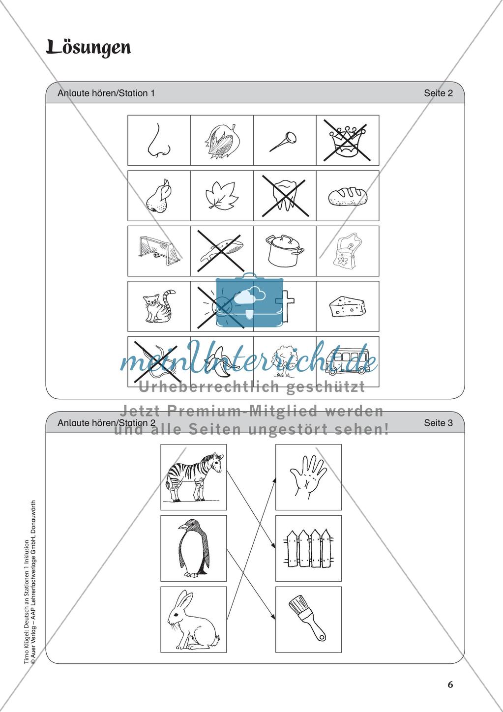 Hören von Anlauten Preview 8