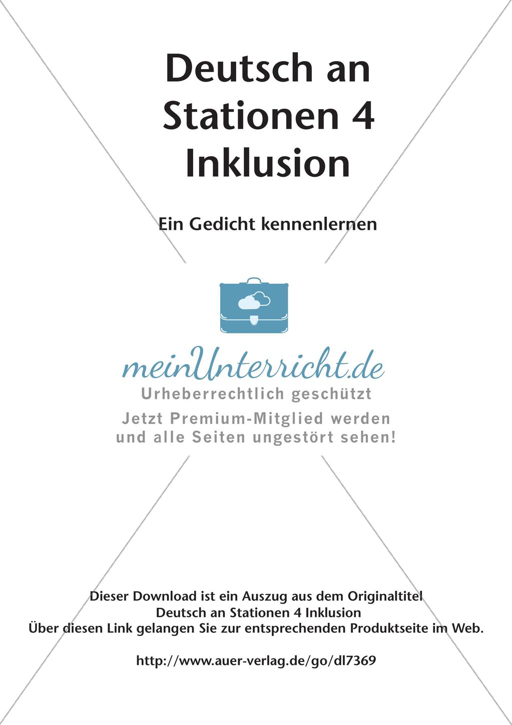 Erste Analyse von Gedichten Preview 2