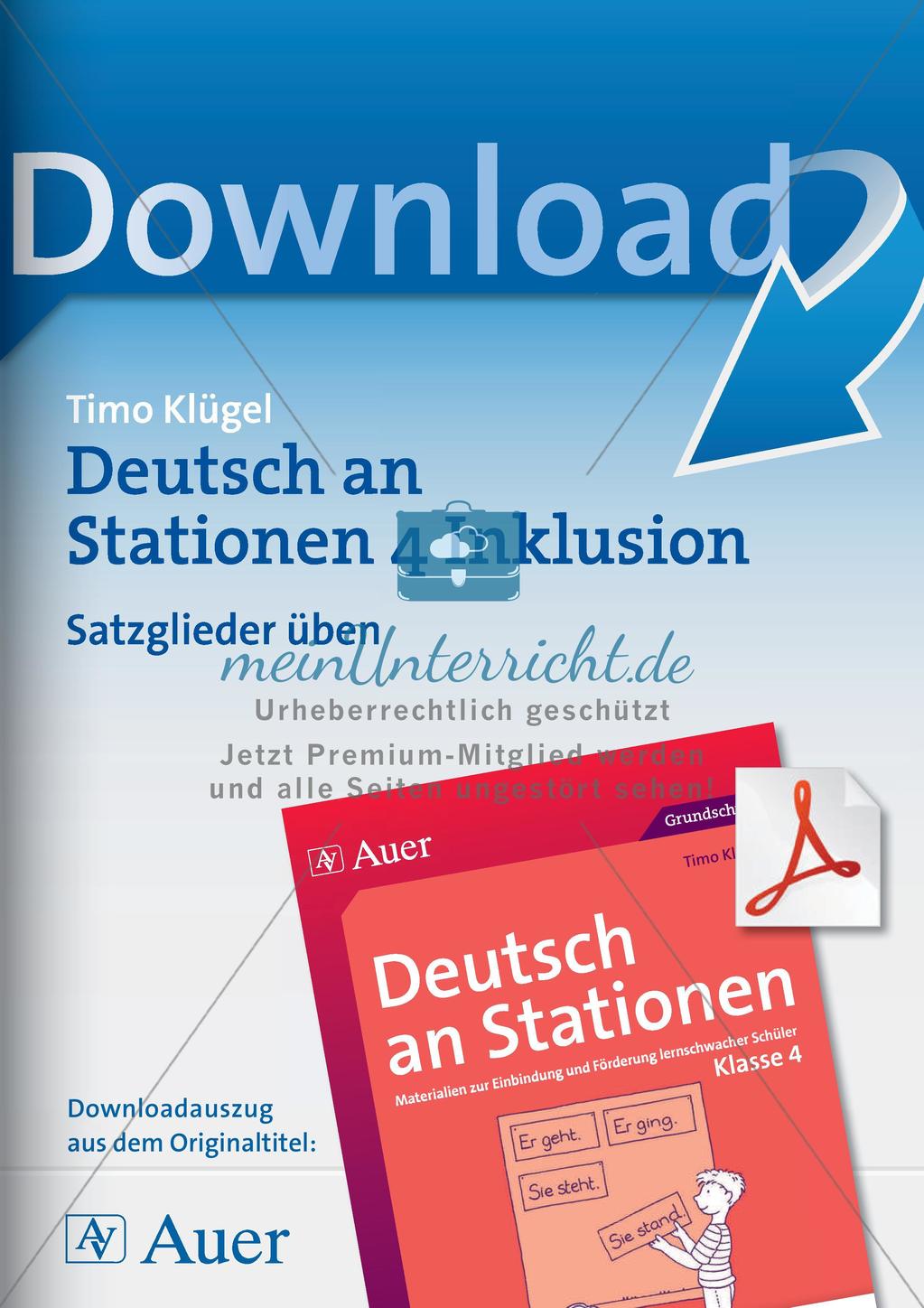 Satzglieder Preview 1