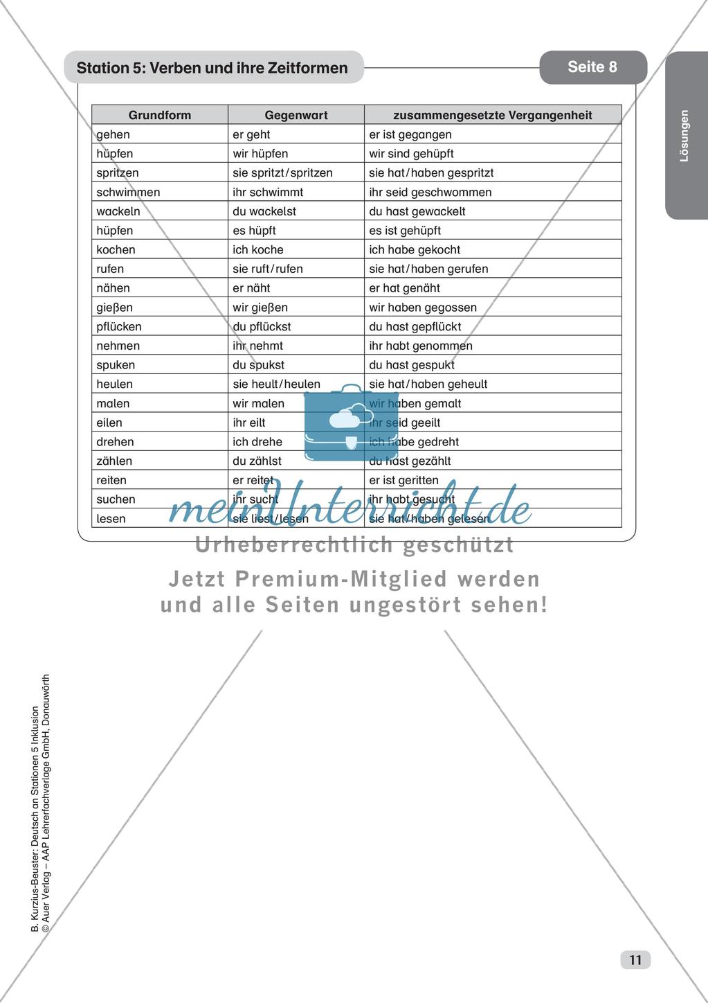 Wortarten - Nomen, Adjektive, Verben Preview 13
