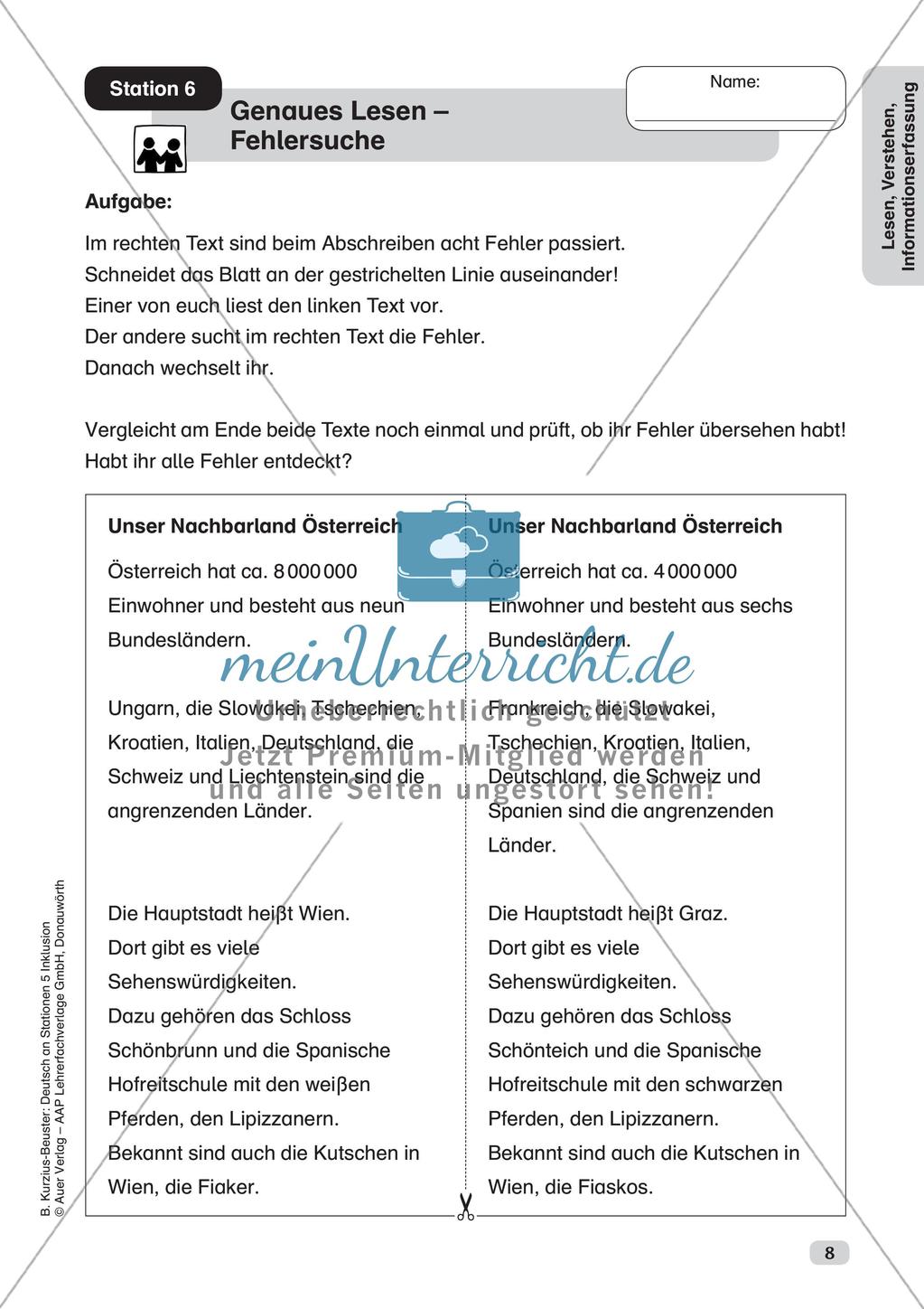 Lesen, Verstehen, Informationserfassung Preview 10