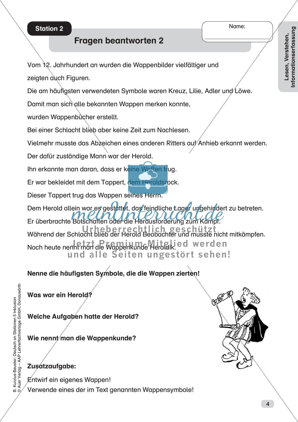 Lesen, Verstehen, Informationserfassung Preview 6