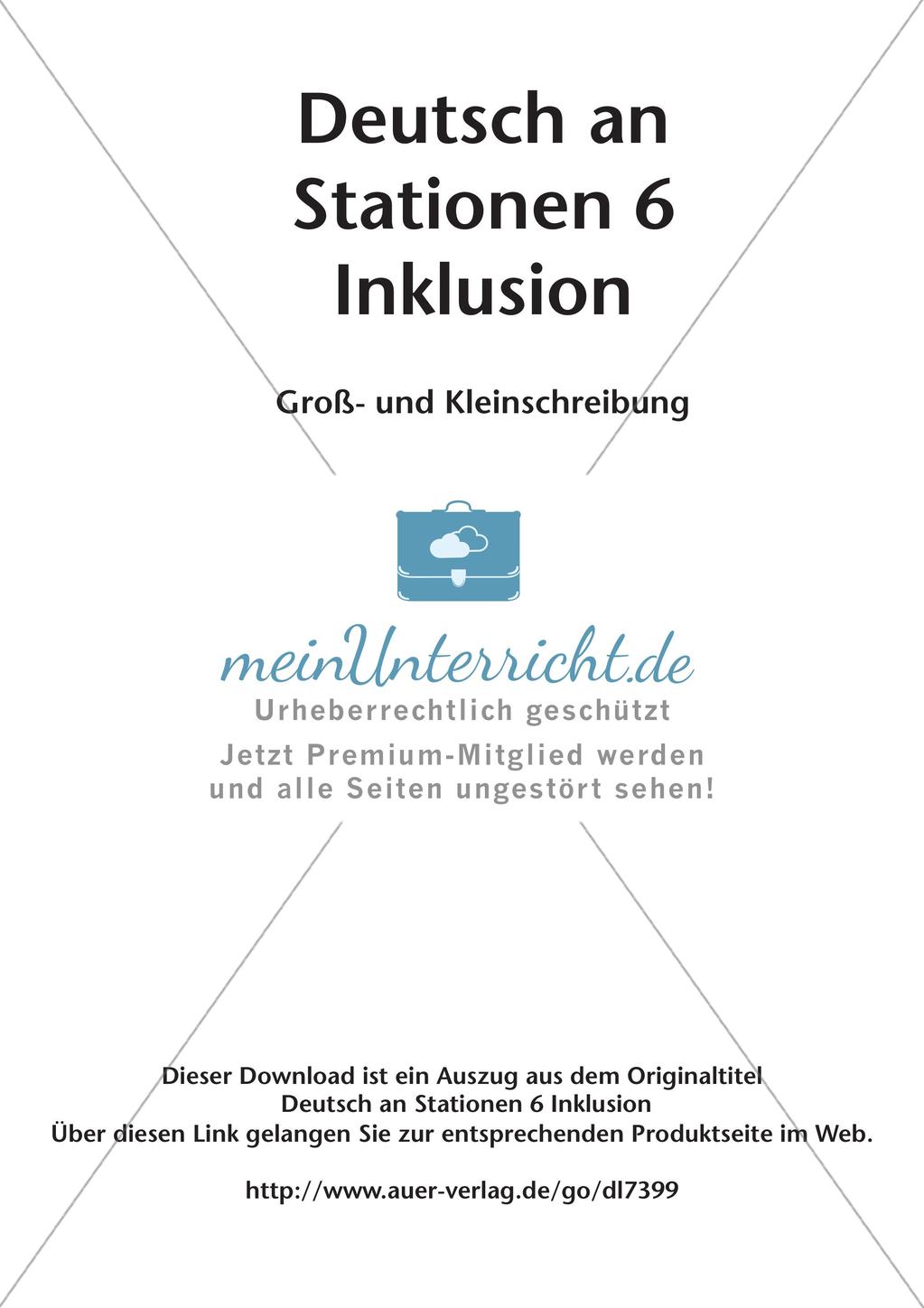 Groß- und Kleinschreibung Preview 2