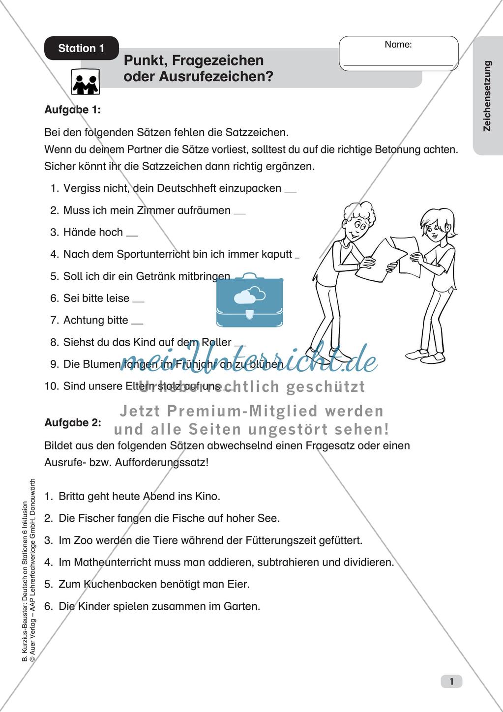 Zeichensetzung Preview 3