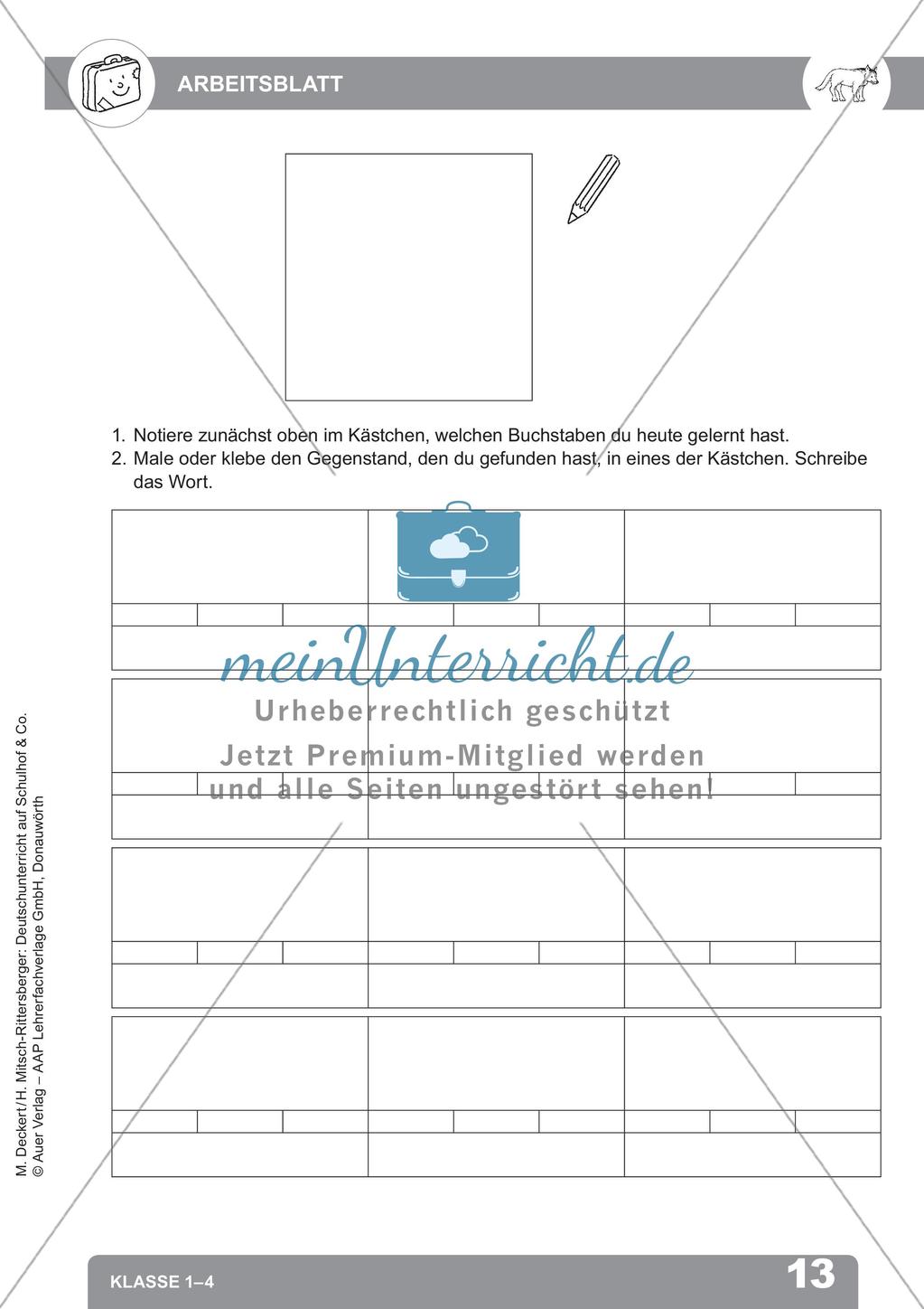 Deutschunterricht auf dem Schulhof: Schreiben anregen Preview 15