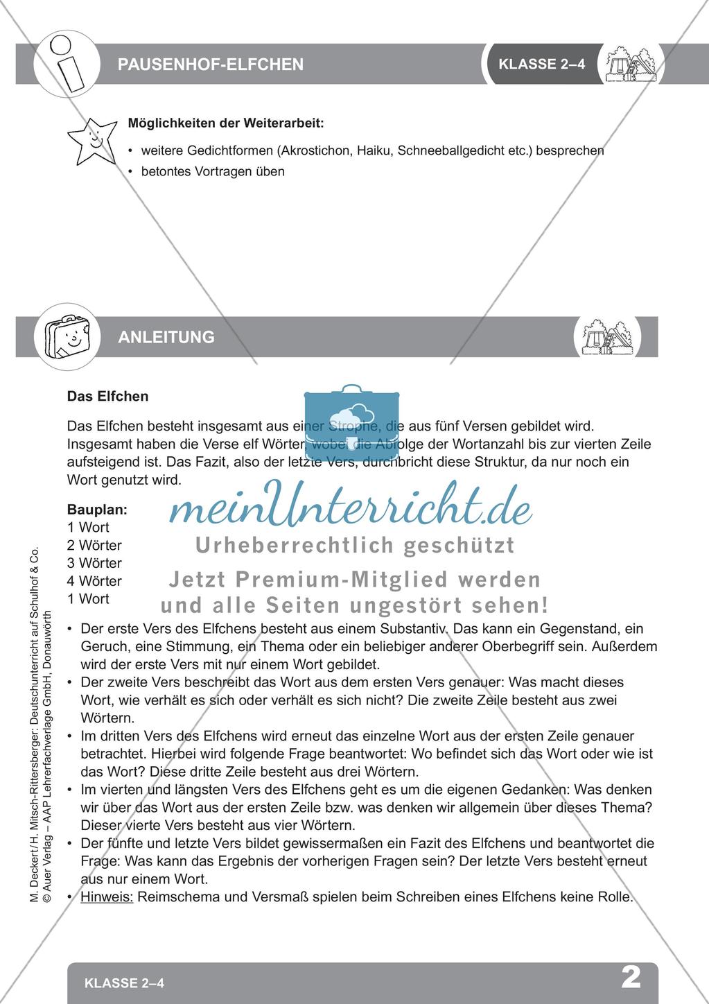 Deutschunterricht auf dem Schulhof: Sprache untersuchen Preview 4