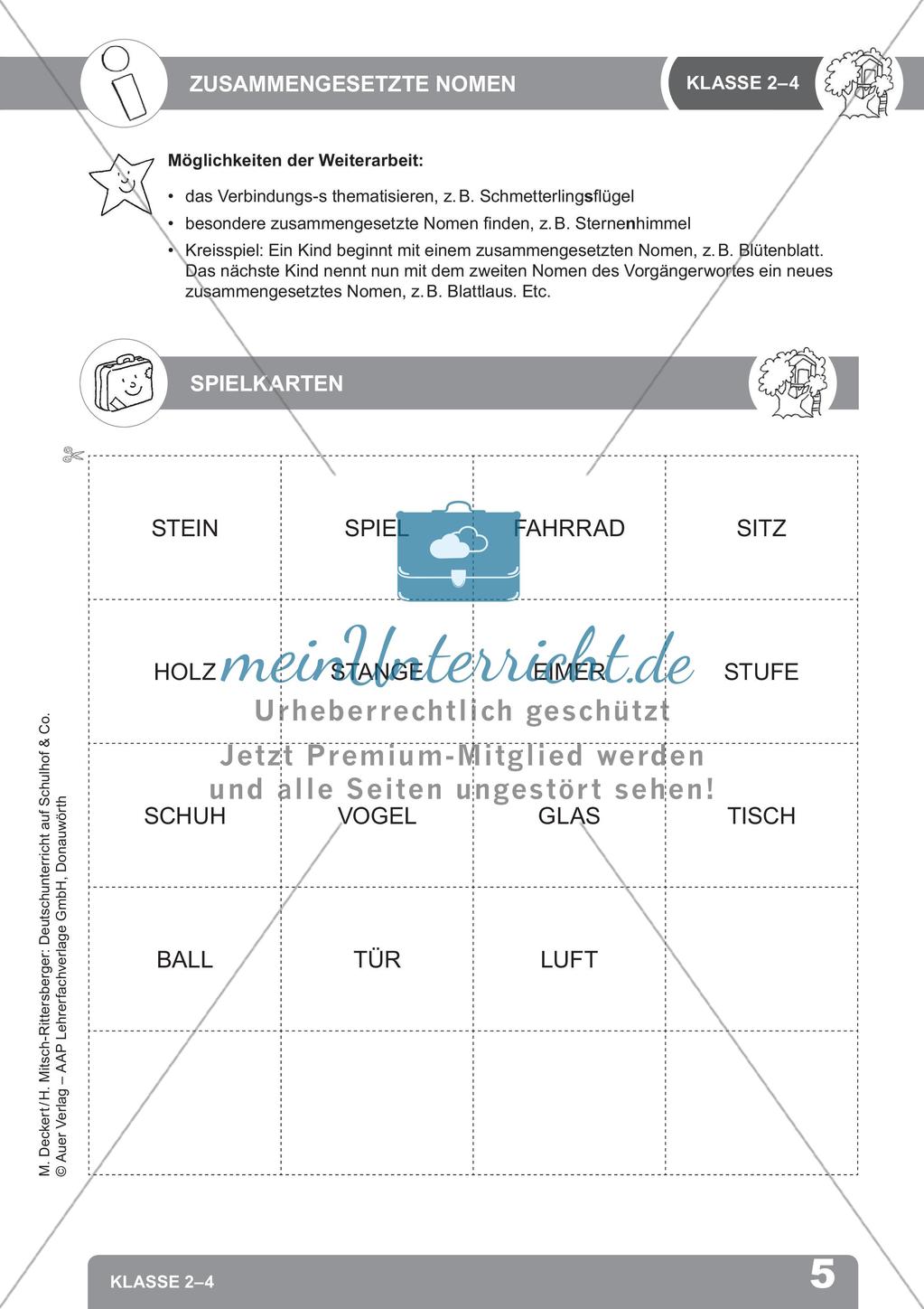 Deutschunterricht auf dem Schulhof: Sprache untersuchen Preview 7