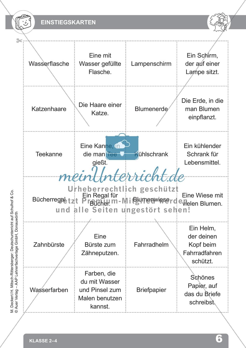 Deutschunterricht auf dem Schulhof: Sprache untersuchen Preview 8
