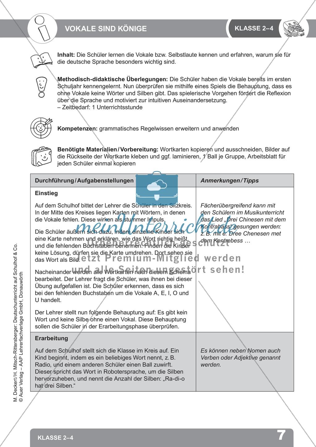 Deutschunterricht auf dem Schulhof: Sprache untersuchen Preview 9