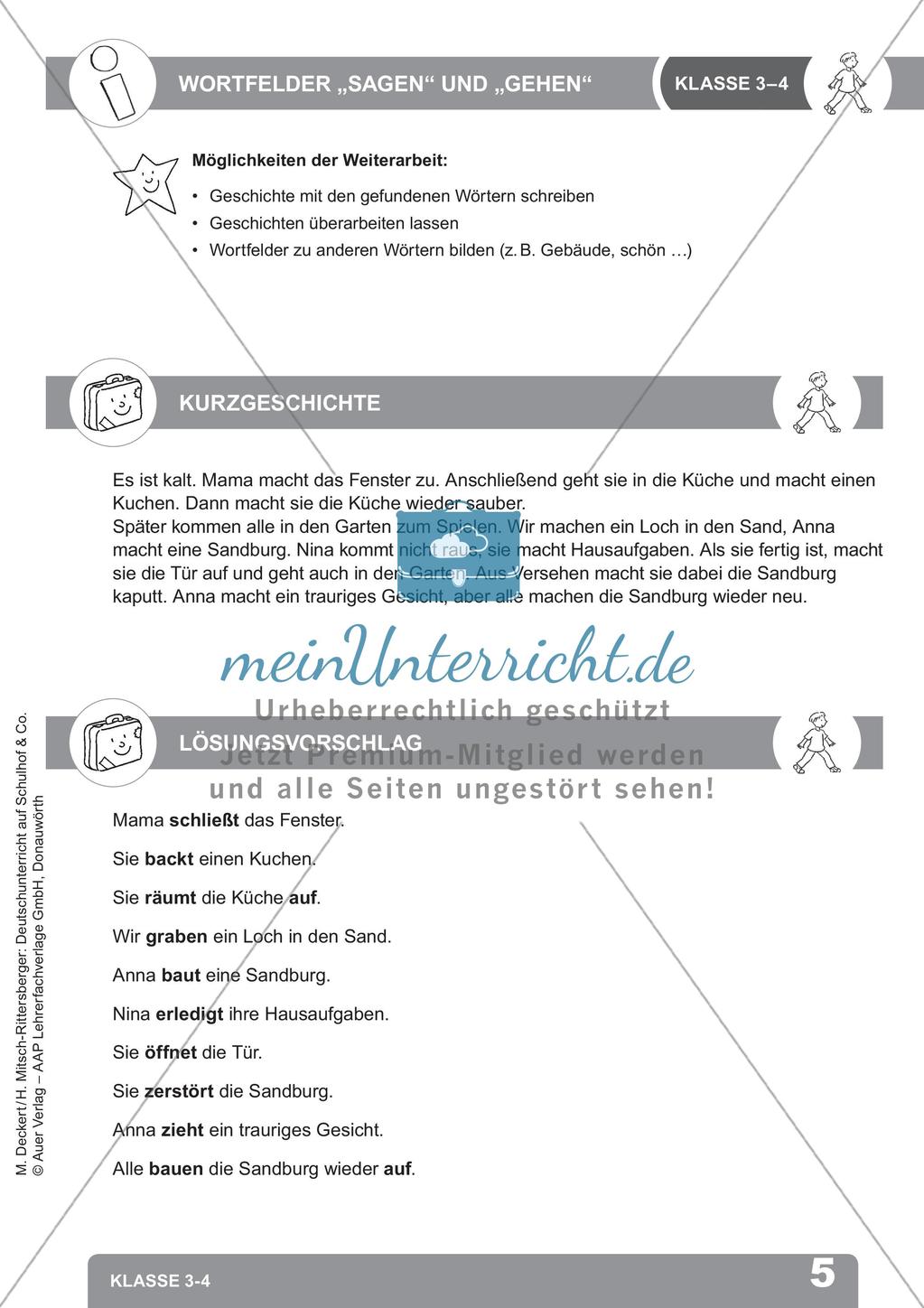 Deutschunterricht auf dem Schulhof Preview 7