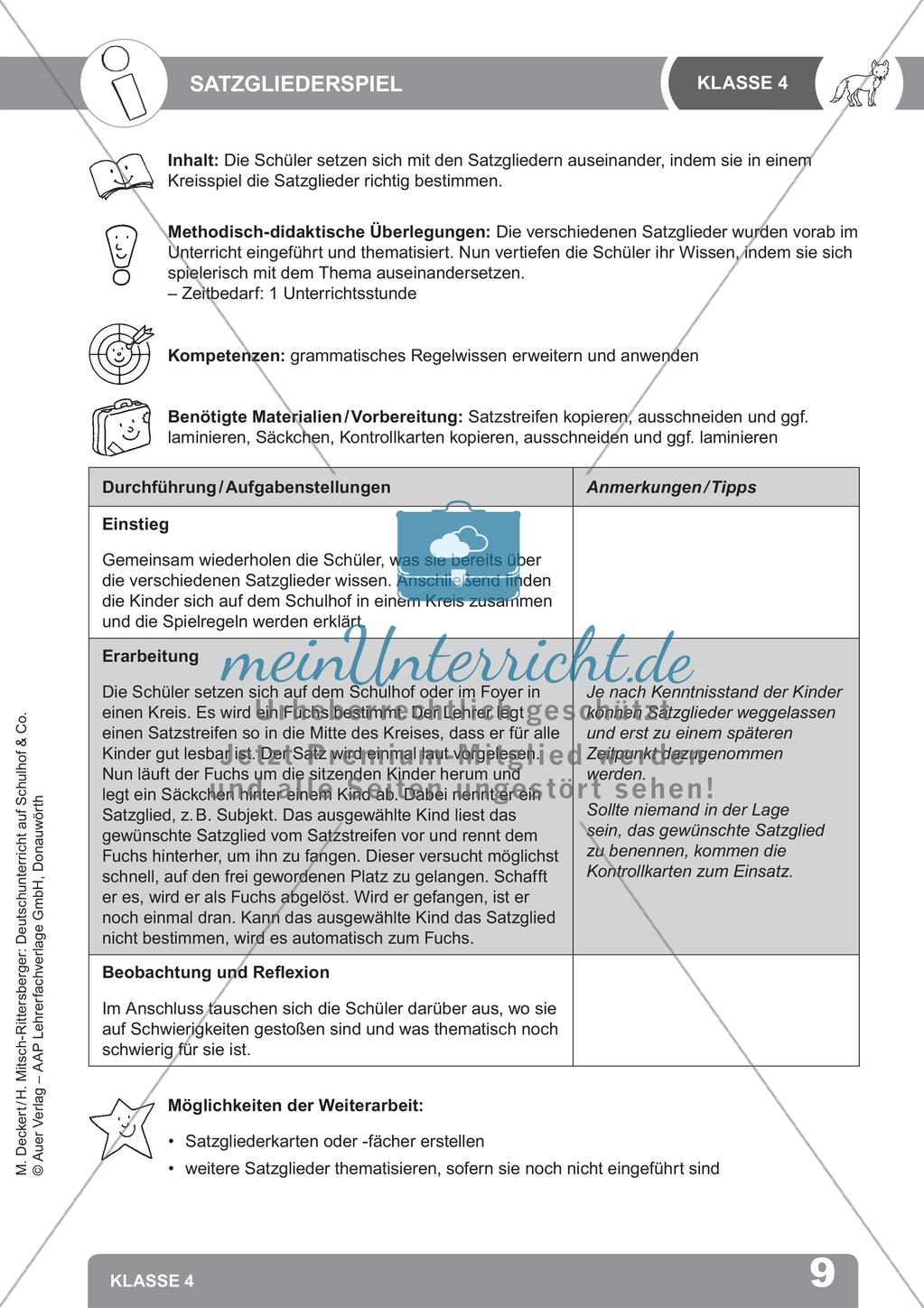 Deutschunterricht auf dem Schulhof Preview 11