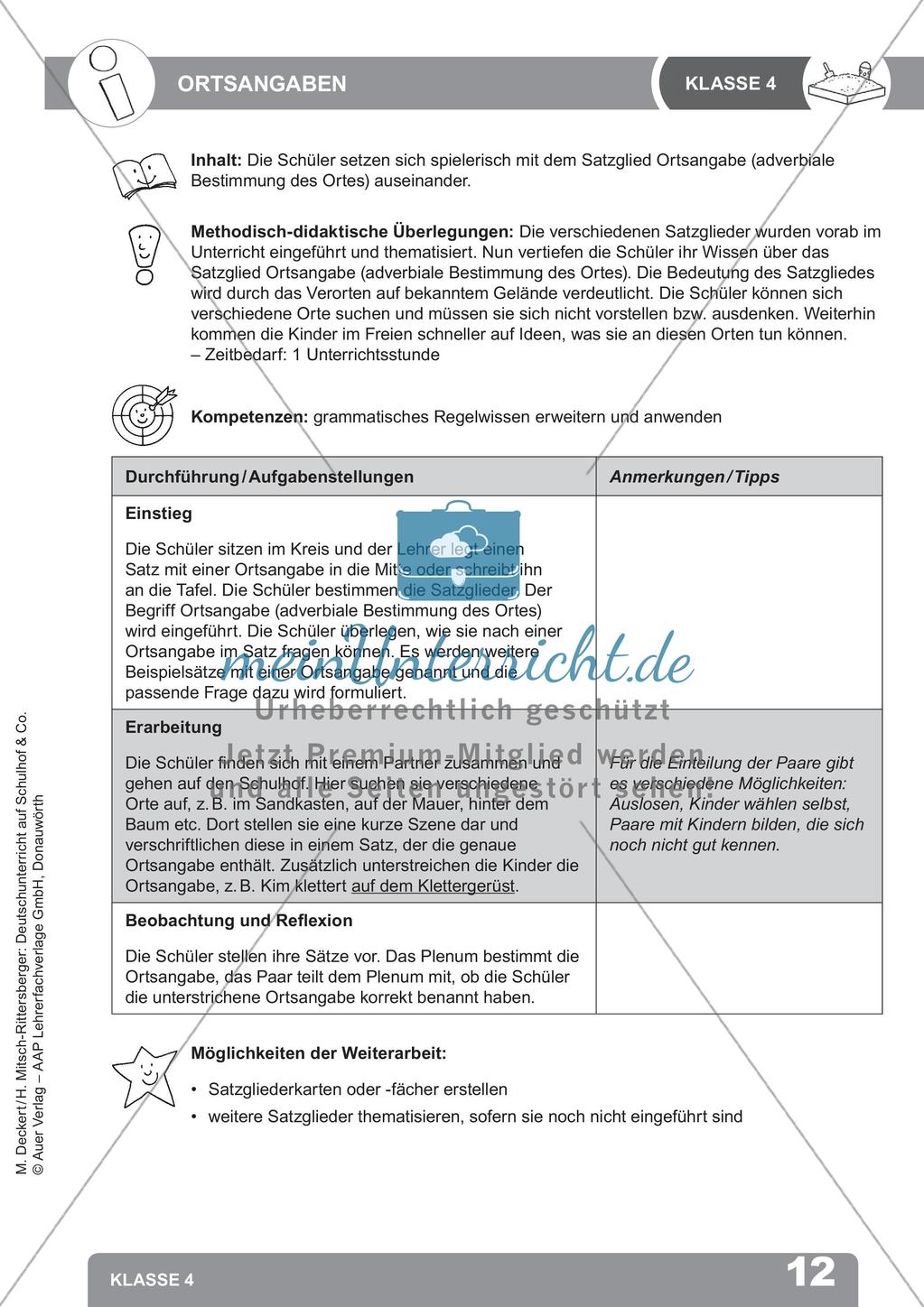 Deutschunterricht auf dem Schulhof Preview 14