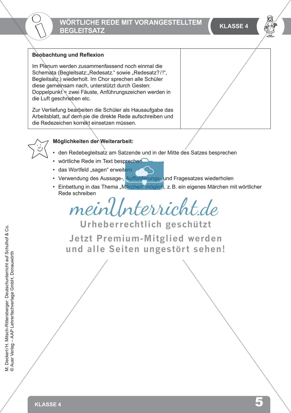 Deutschunterricht auf dem Schulhof Preview 7