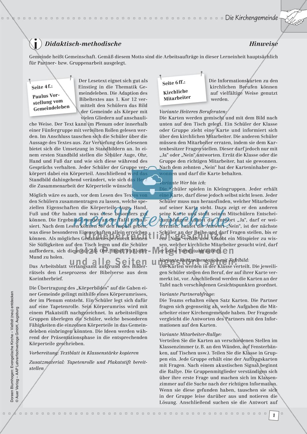 Die Kirchengemeinde Preview 3