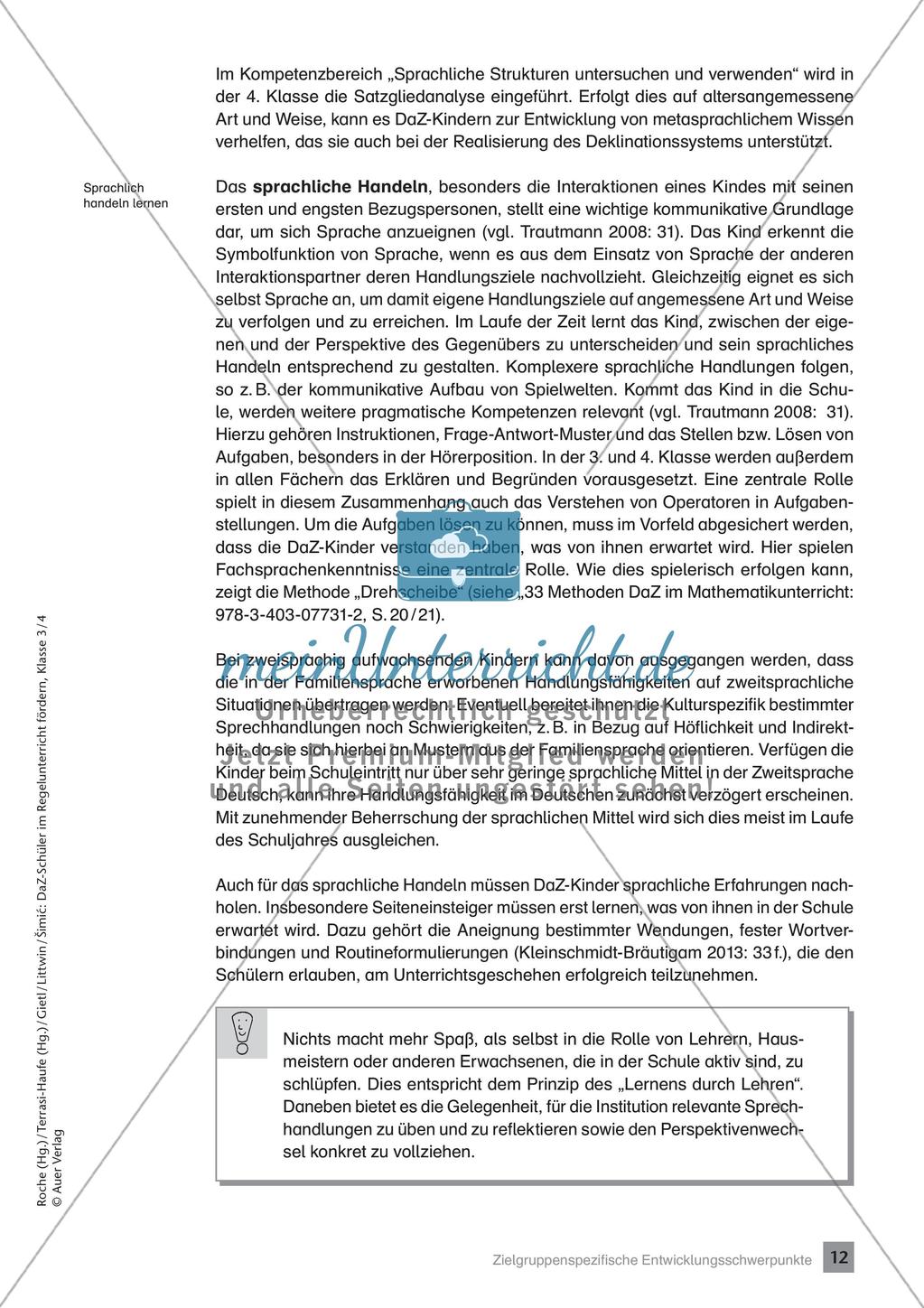 Förderung im Regelunterricht: Hintergrundwissen Preview 14