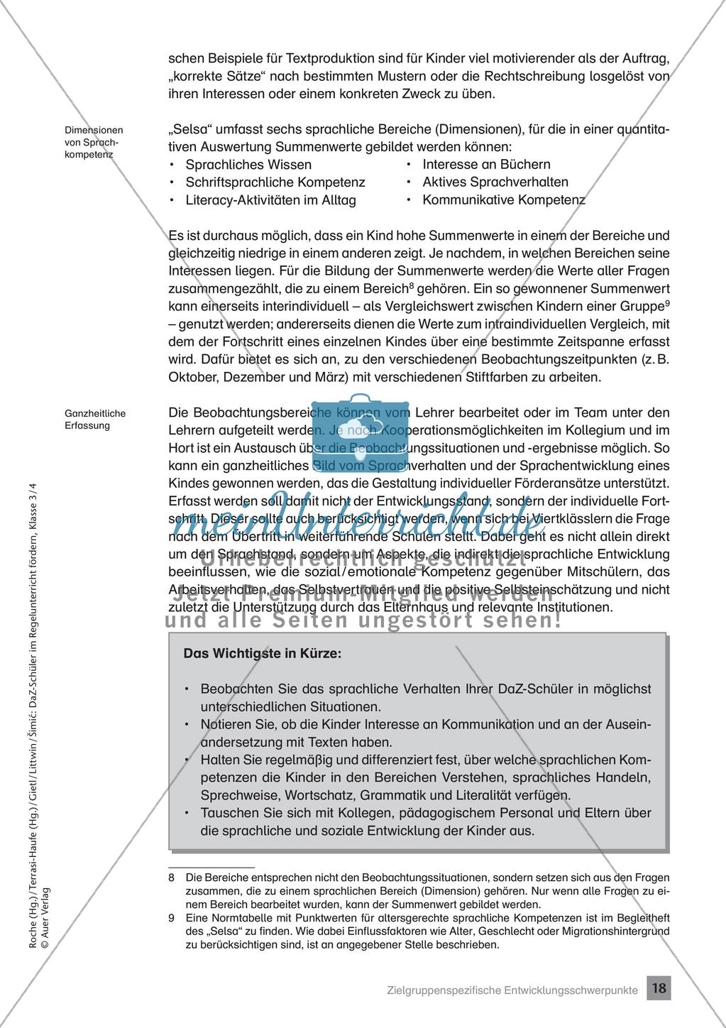 Förderung im Regelunterricht: Hintergrundwissen Preview 20