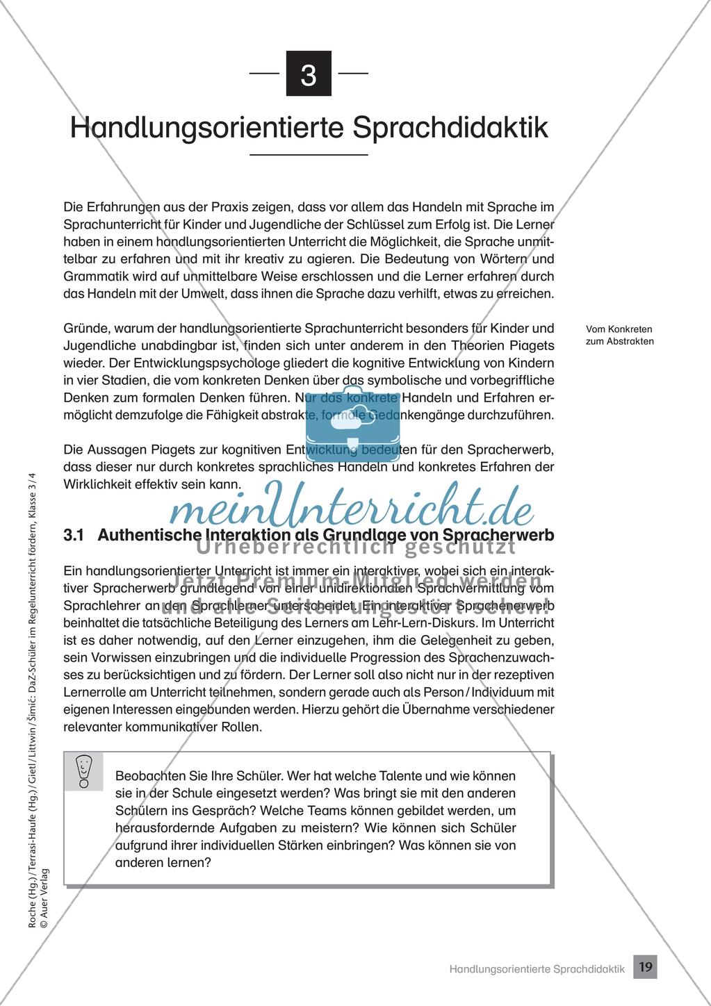 Förderung im Regelunterricht: Hintergrundwissen Preview 21