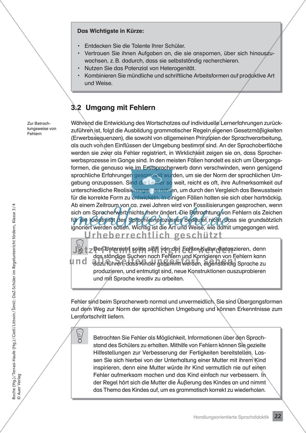 Förderung im Regelunterricht: Hintergrundwissen Preview 24
