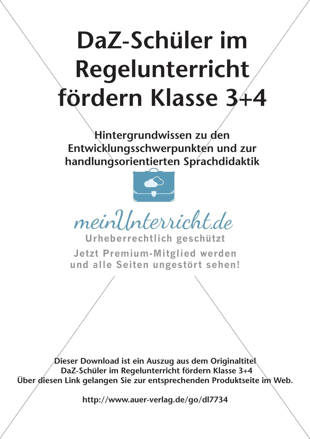 Förderung im Regelunterricht: Hintergrundwissen Preview 2