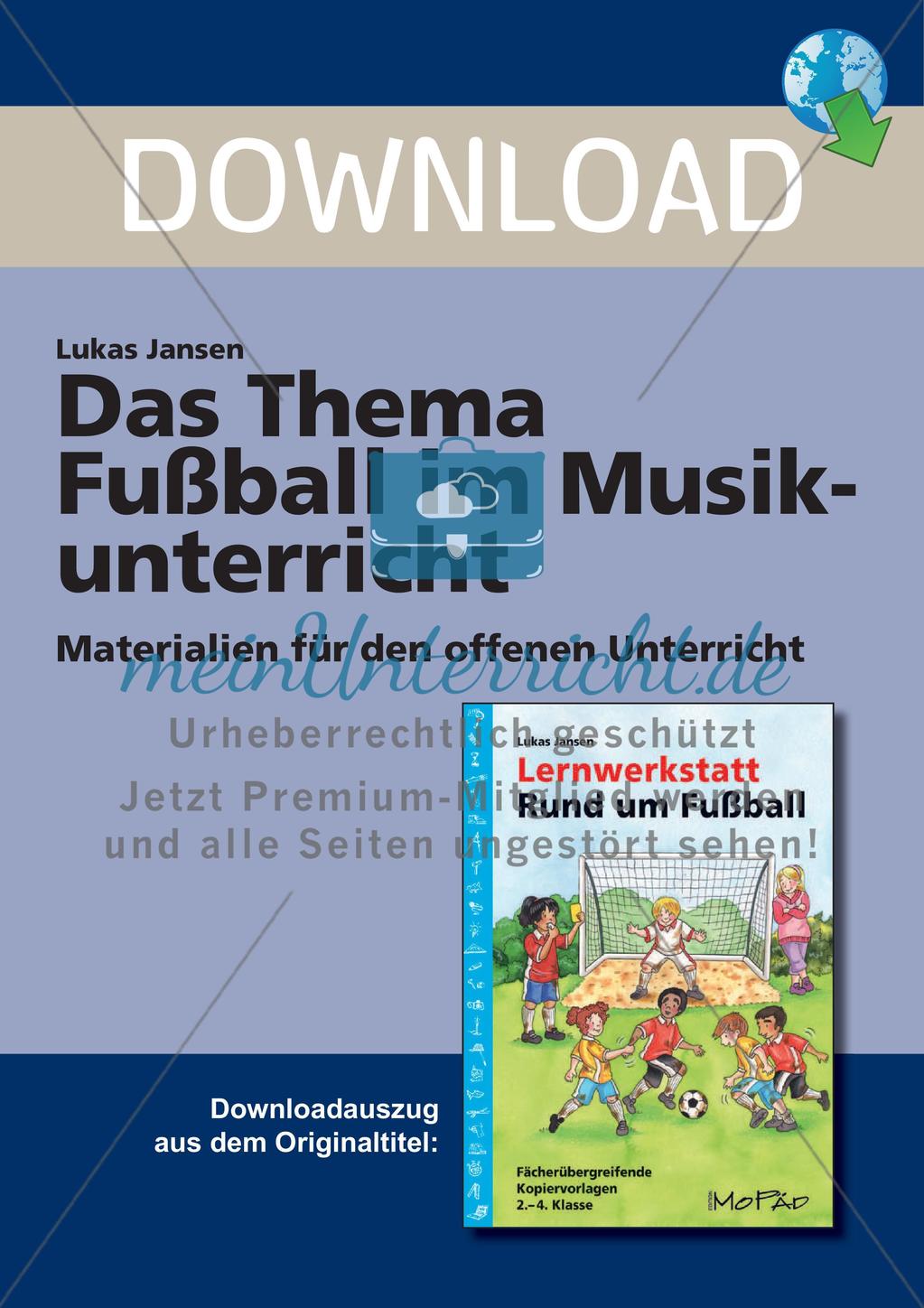 Fußball: Verfassen von Liedtexten und Analyse der Nationalhymne Preview 1