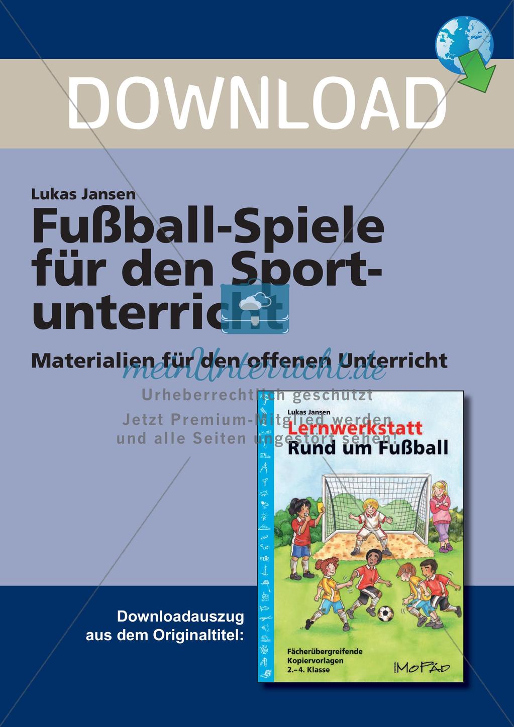 Fußball: Ballfertigkeiten aufbauen Preview 1