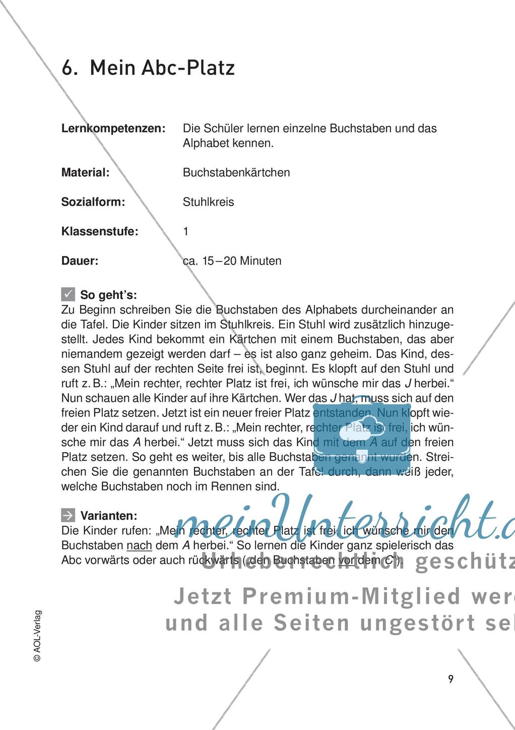 Bewegungsangebote für alle Kompetenzbereiche: Teil 1 Preview 11