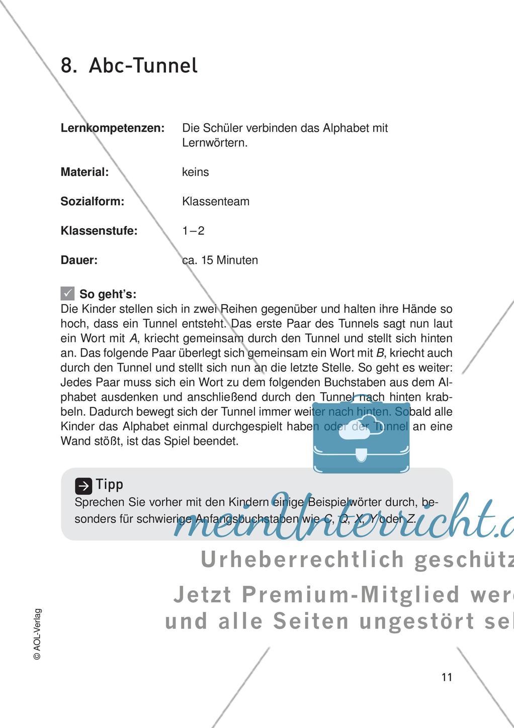 Bewegungsangebote für alle Kompetenzbereiche: Teil 1 Preview 13