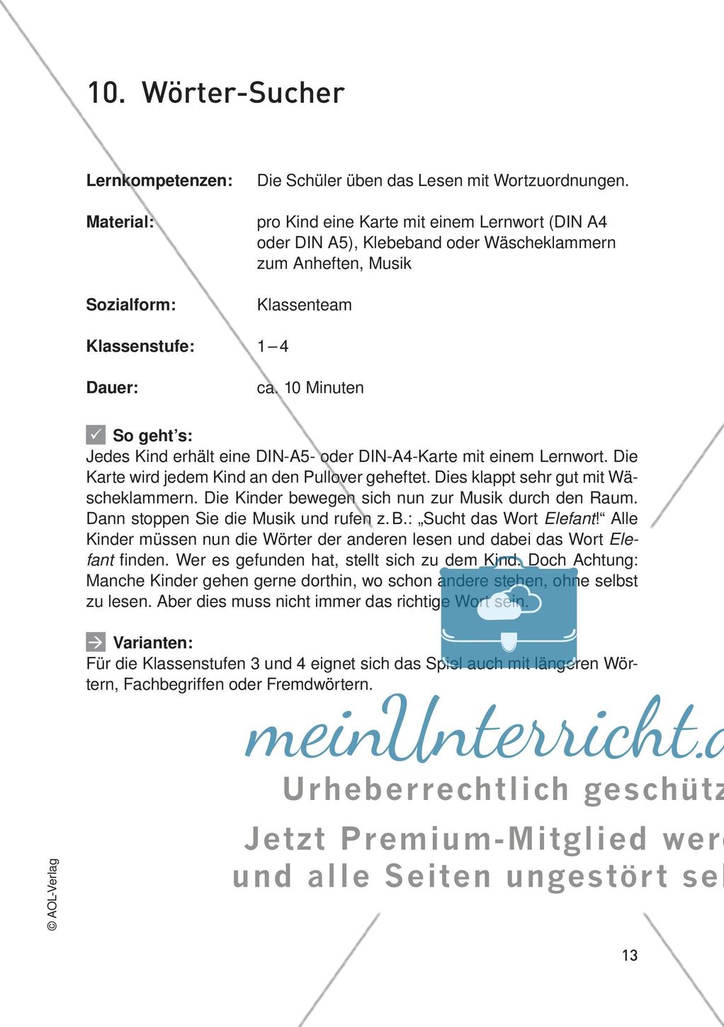 Bewegungsangebote für alle Kompetenzbereiche: Teil 1 Preview 15